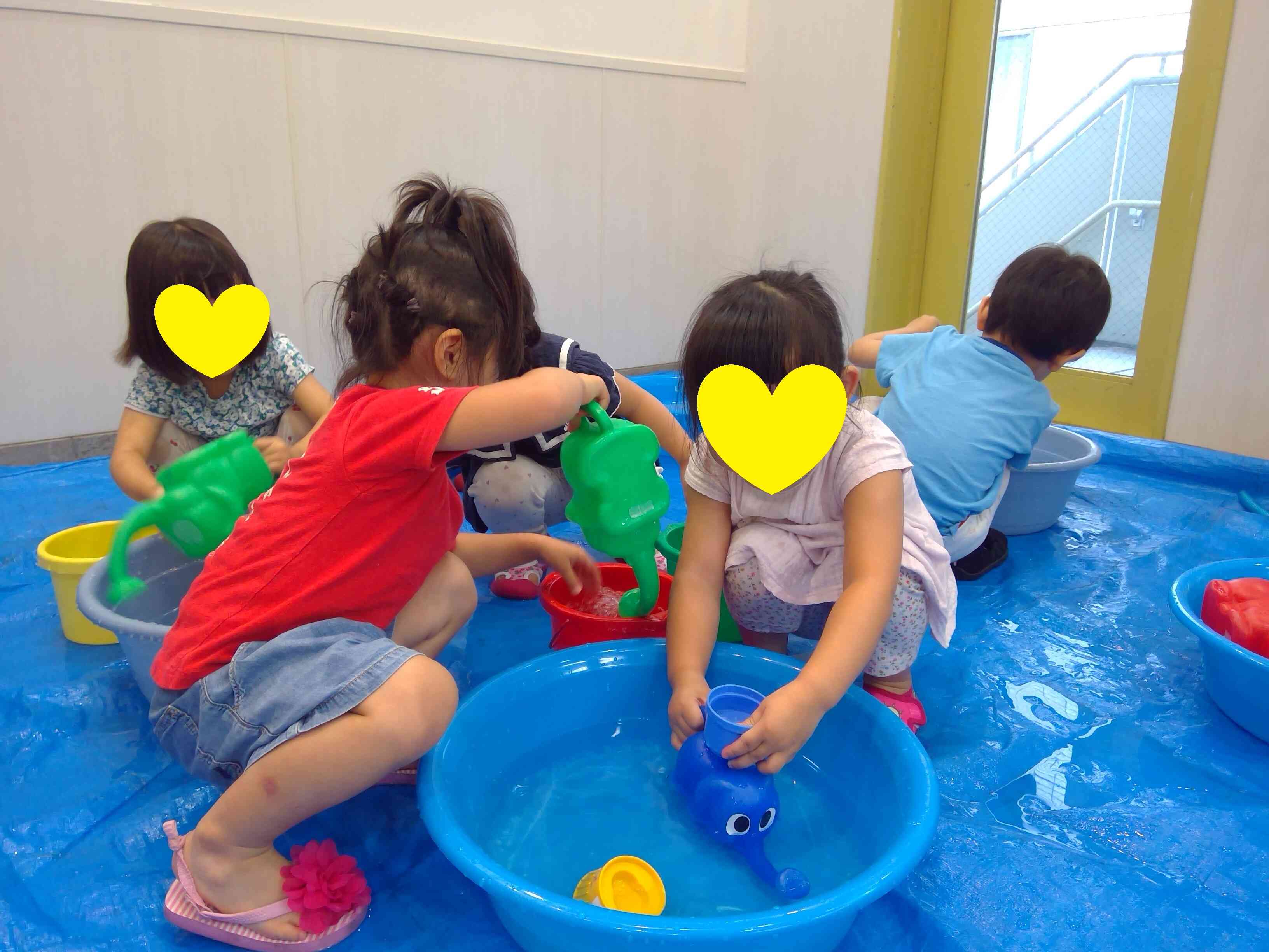 お水をためるよ!