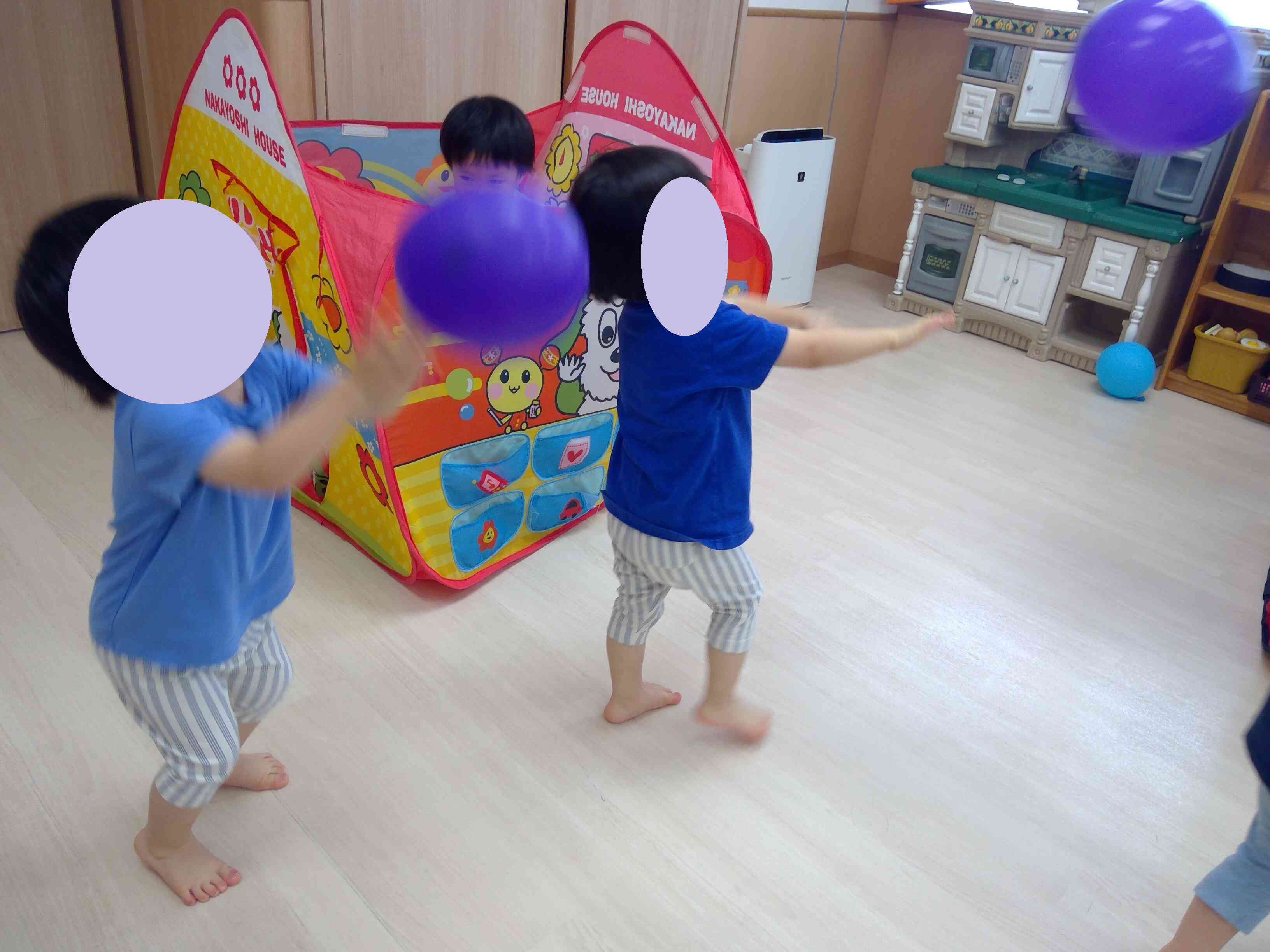 風船ぽんぽん出来たよ！
