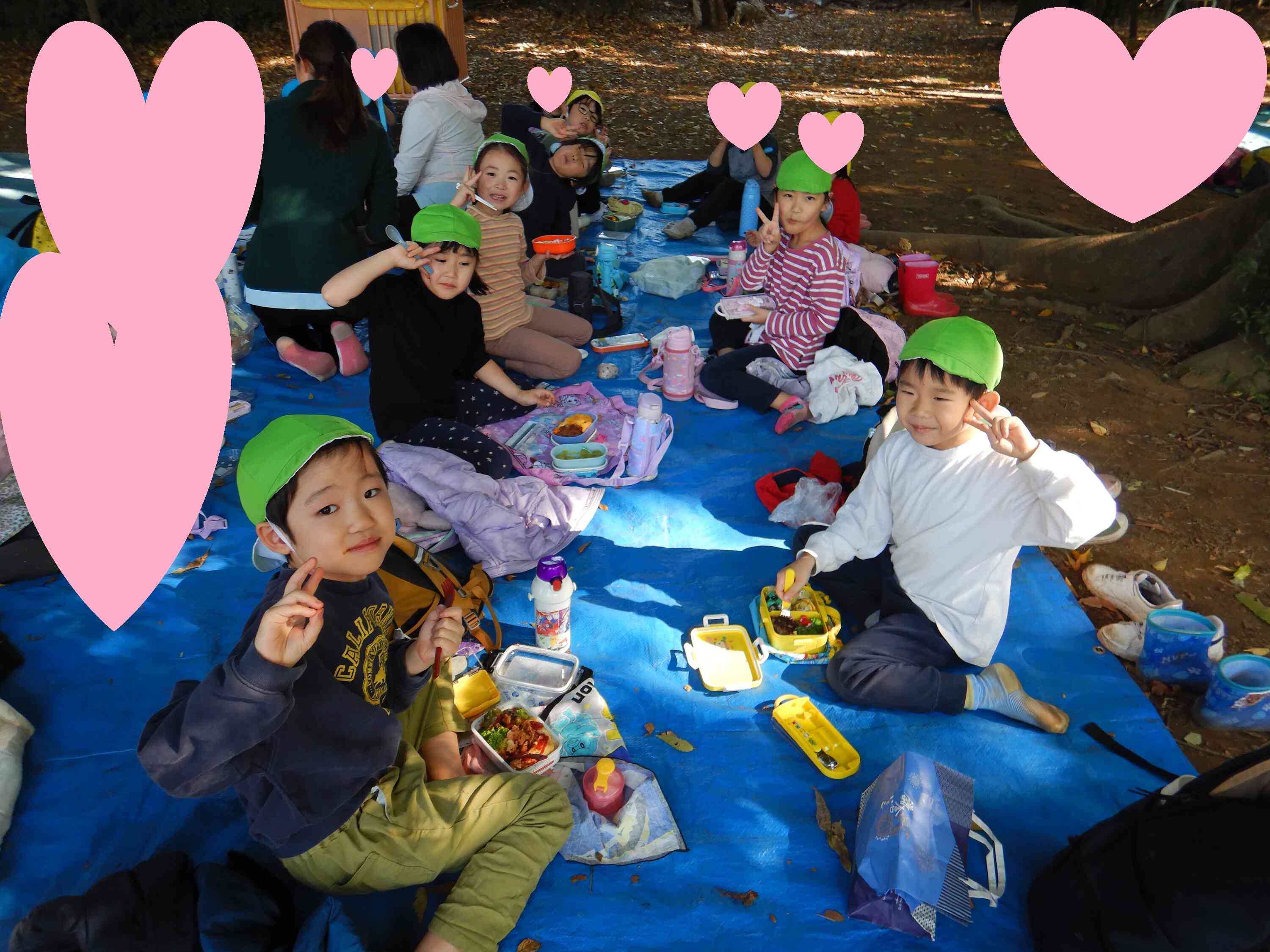 お弁当美味しい～♪