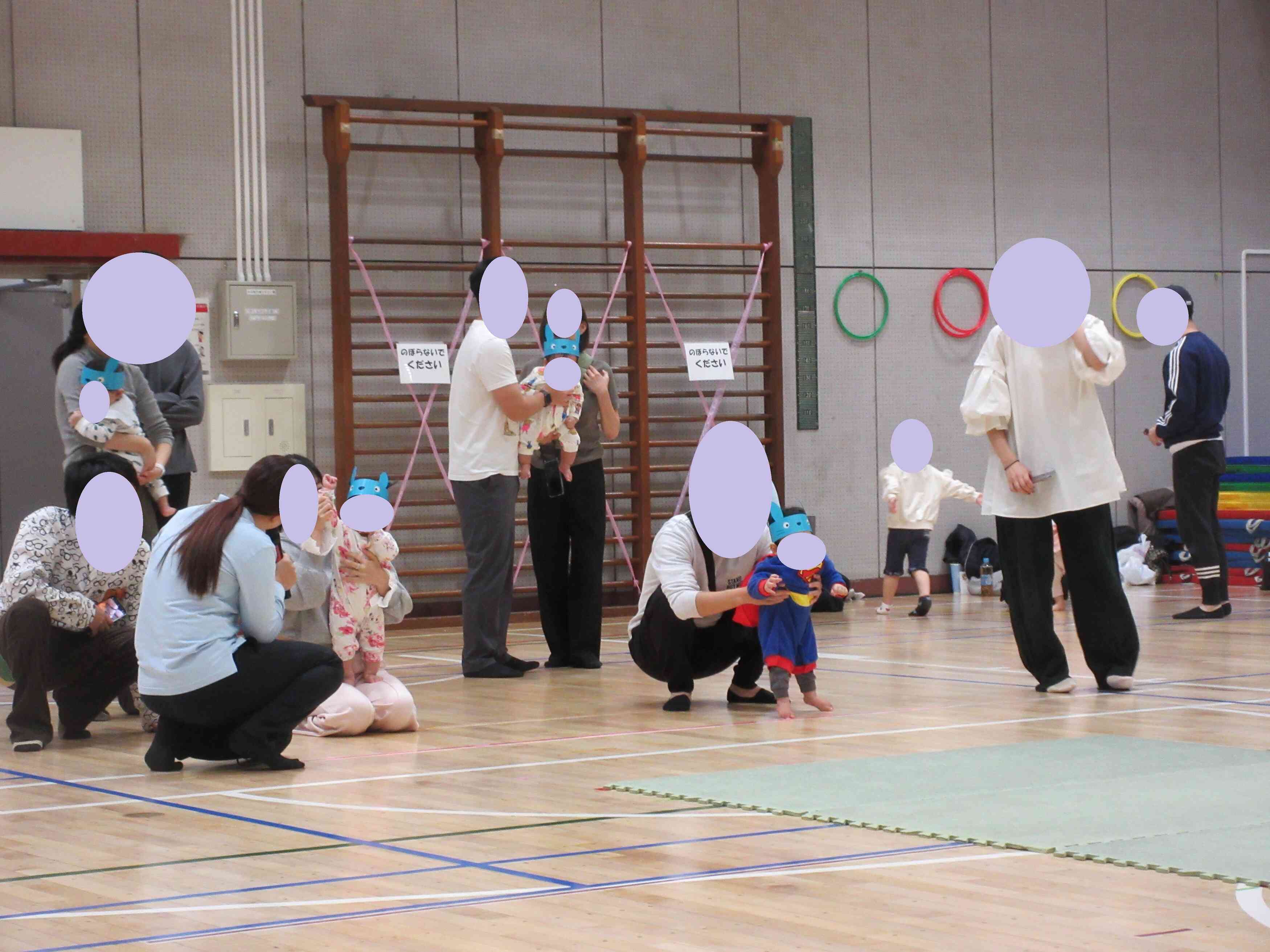 ひよこ組（0歳児）のお友だち早く進みたいよ～と待っていますね！