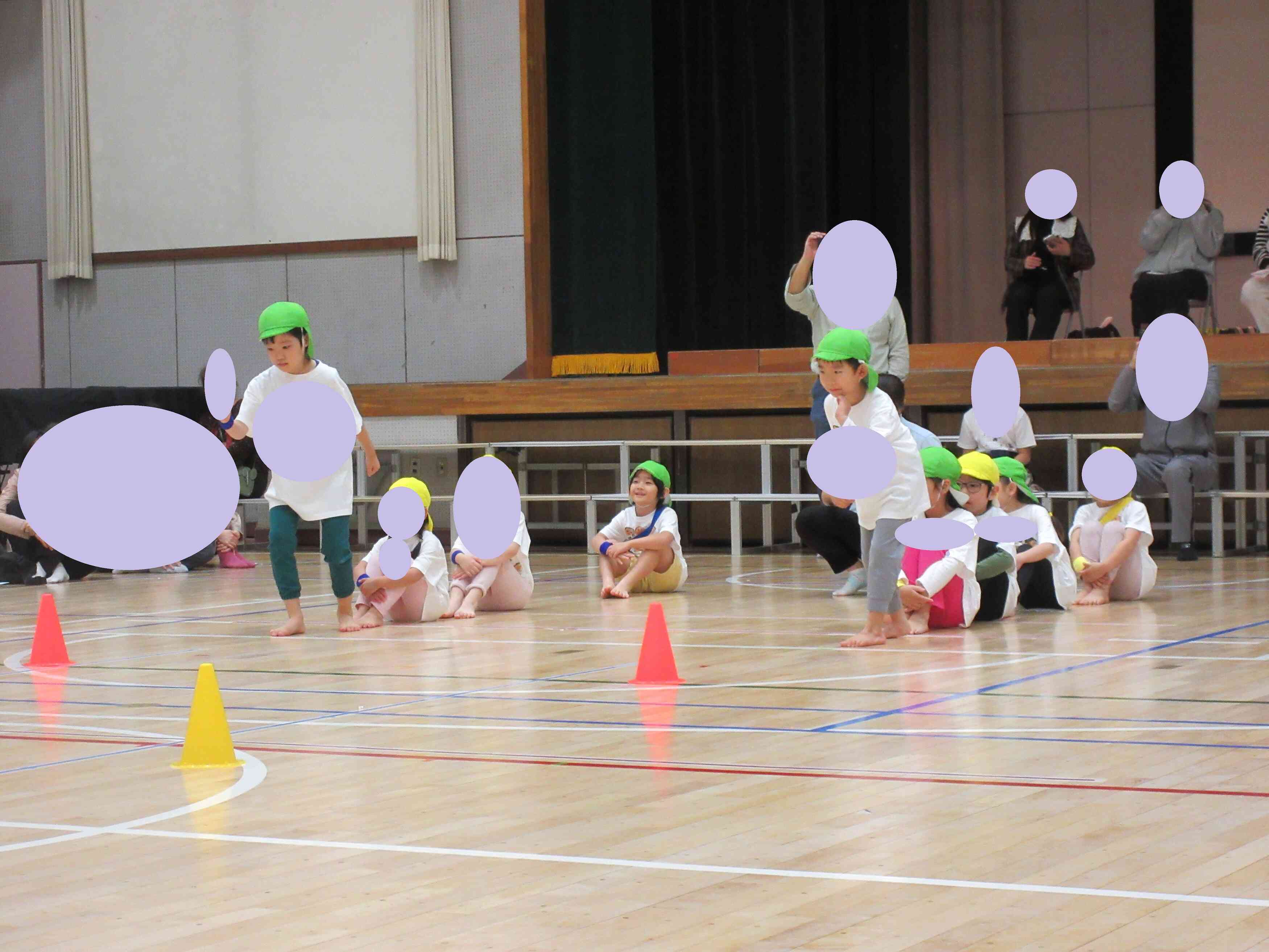 ぱんだきりん組（4・5歳児クラス）でコーンランを行いました！