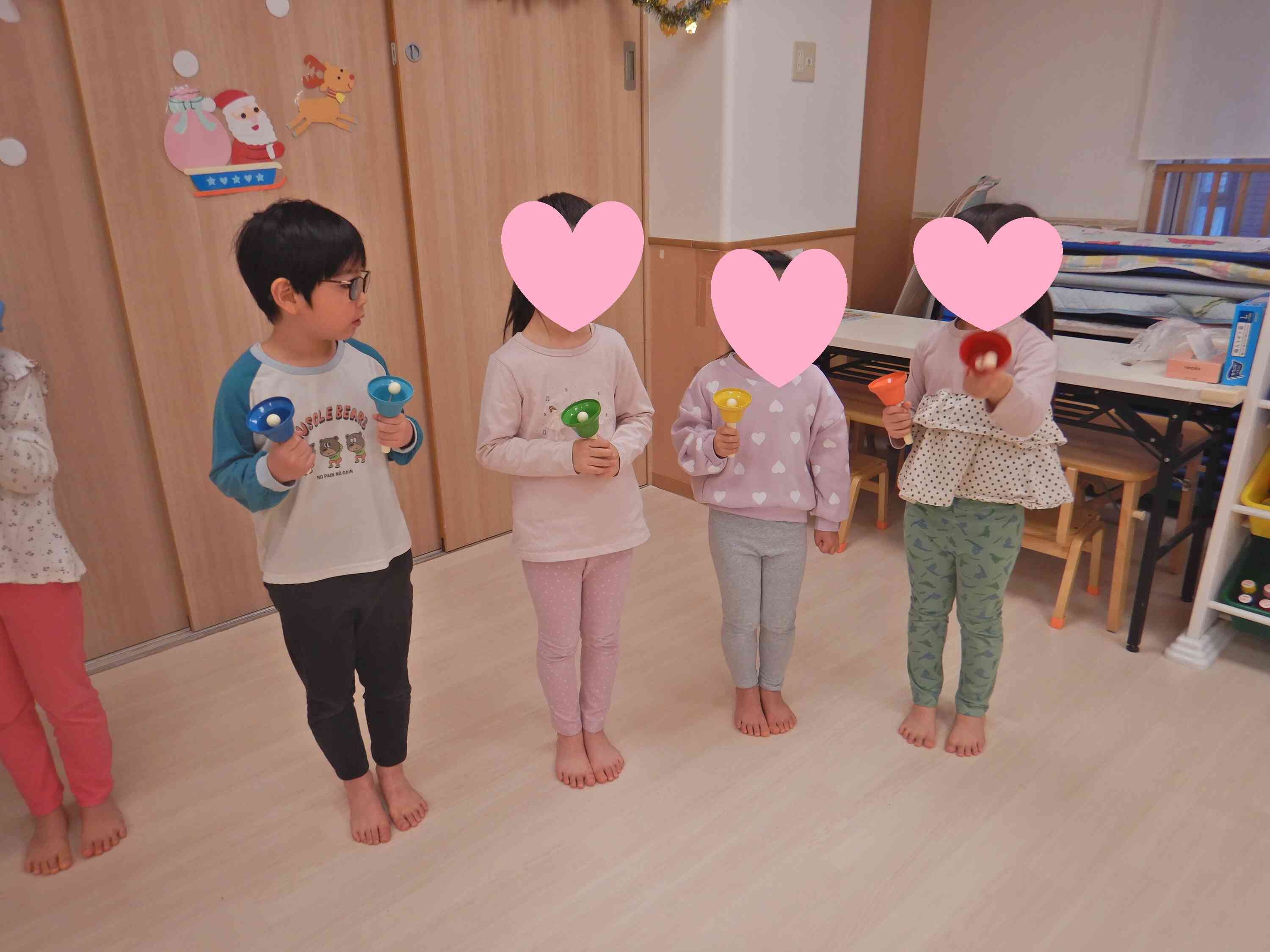 ハンドベル練習、面白い！