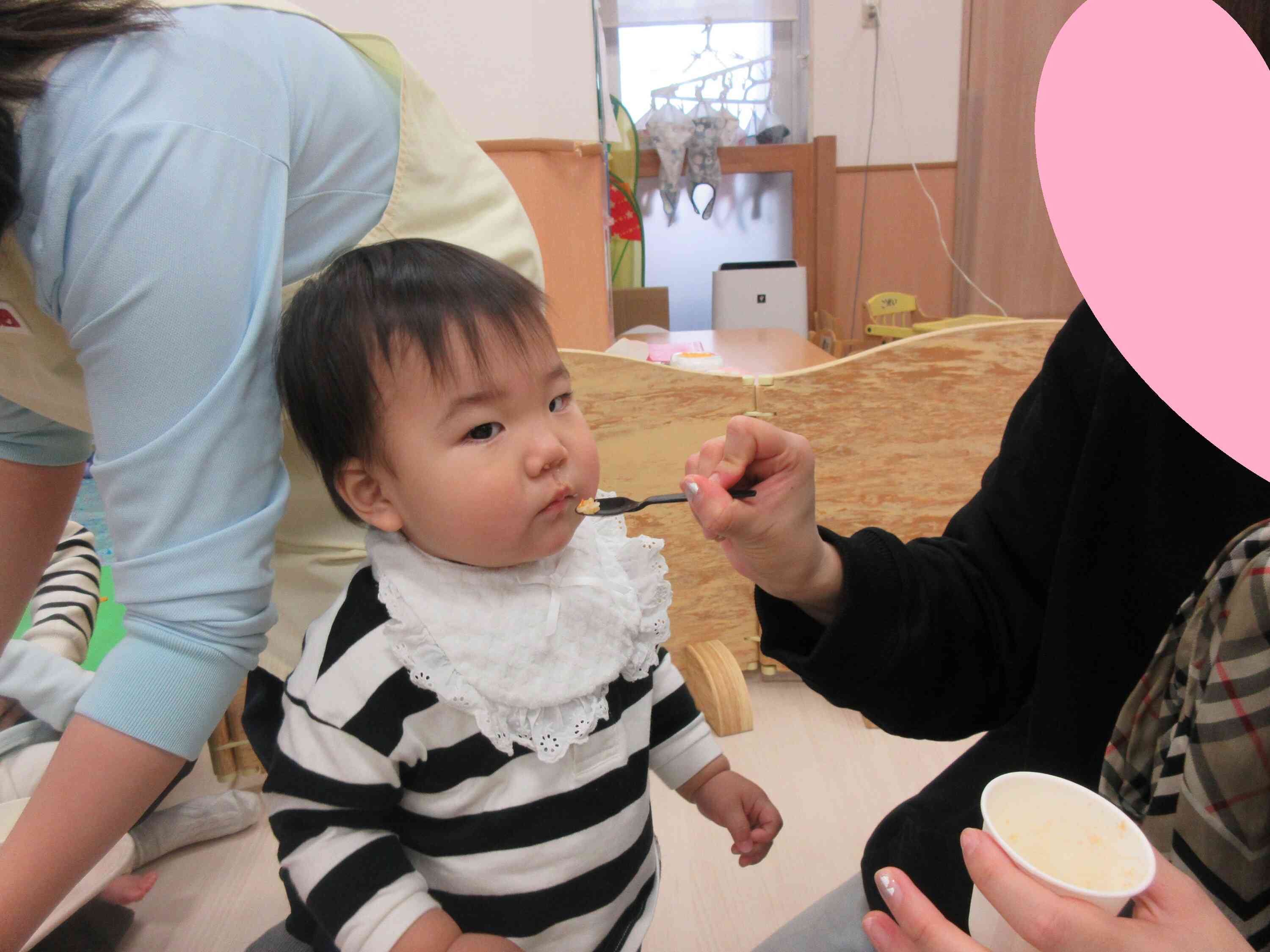 ちょっともらって・・もぐもぐ・・おいしっ！！