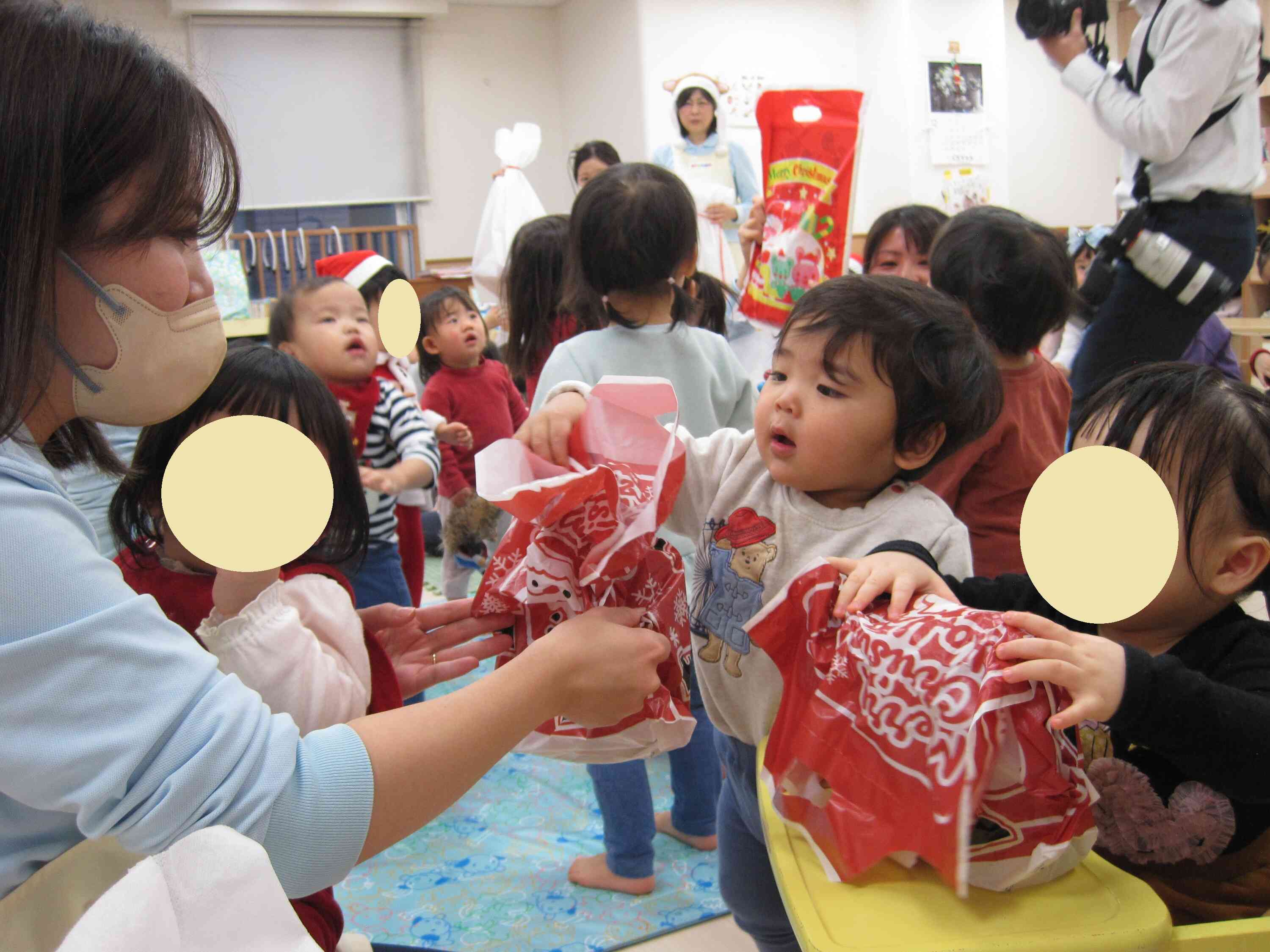 何が入っているかな～わくわく！