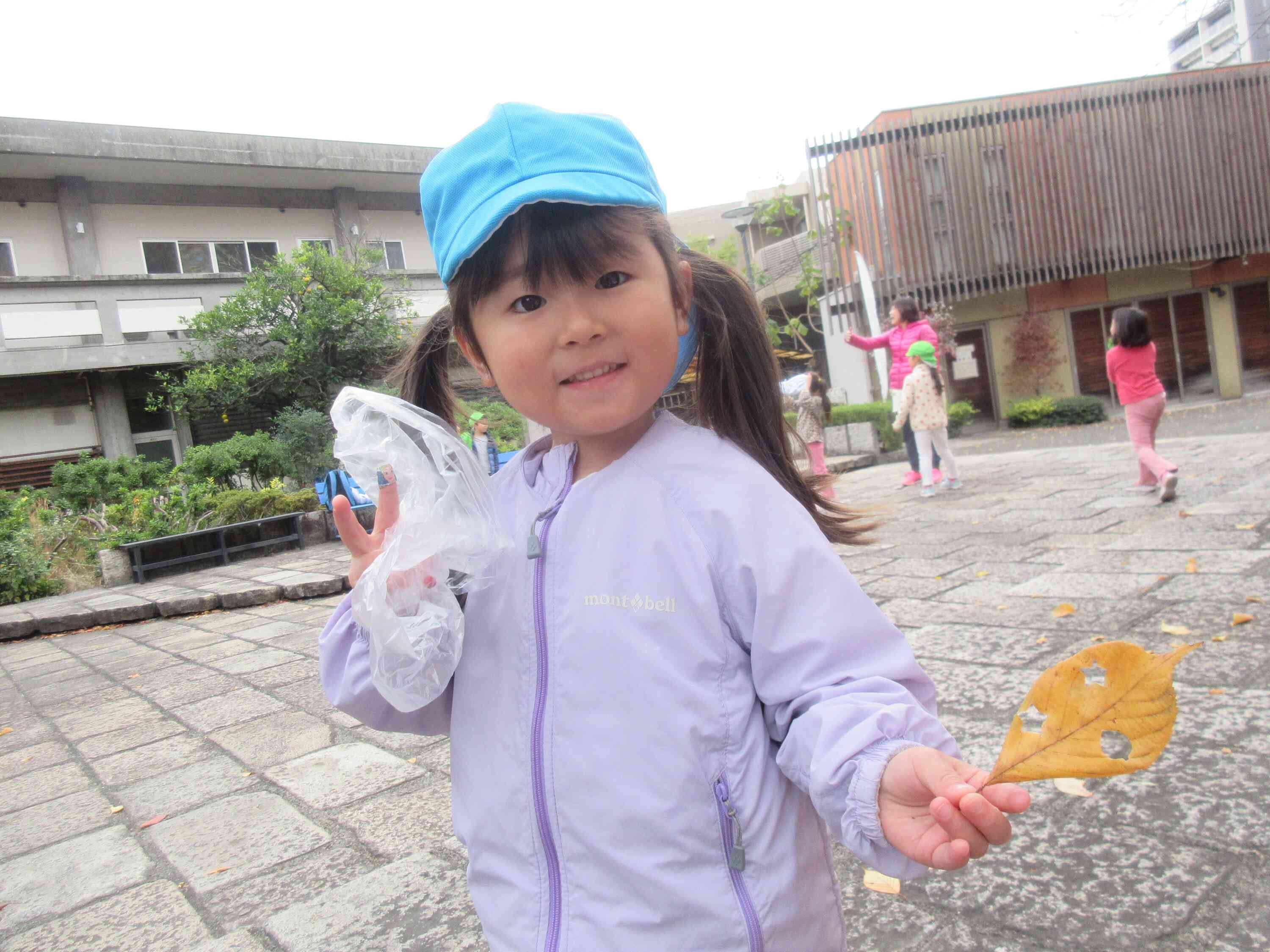 みてみて！素敵な葉っぱを見つけたよ。