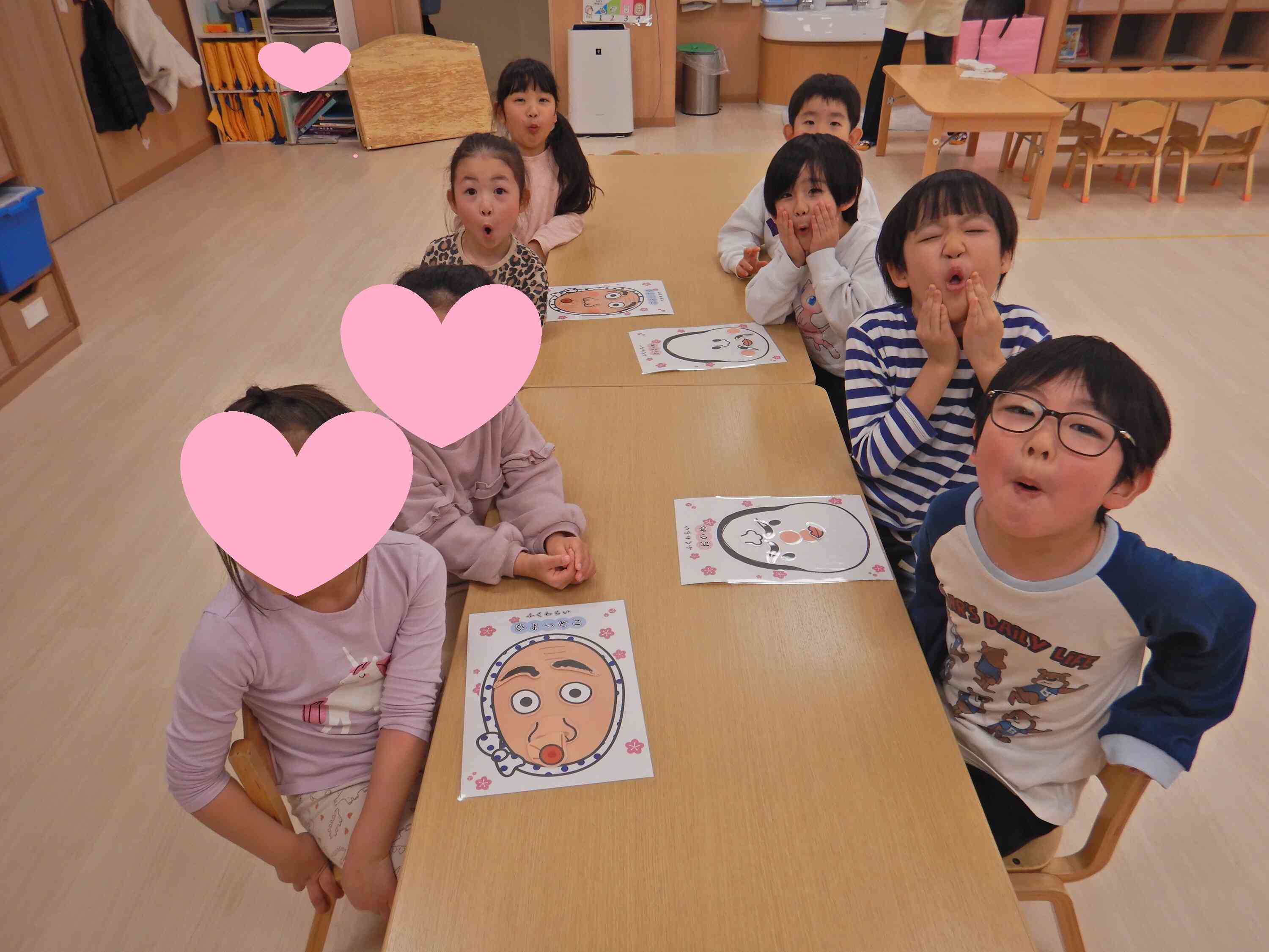 みんなでひょっとこポーズ☆