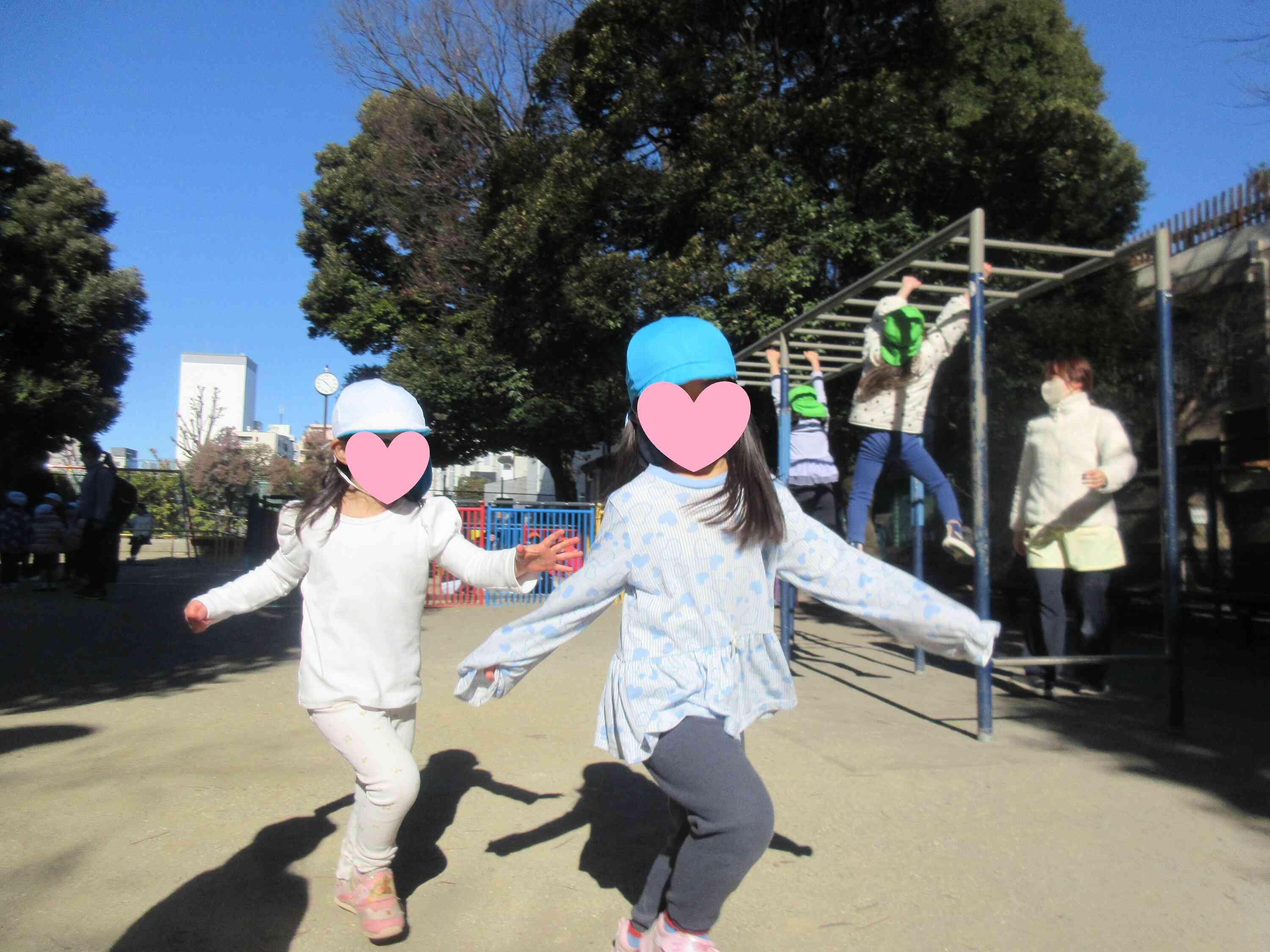 鬼ごっこたのしいね!