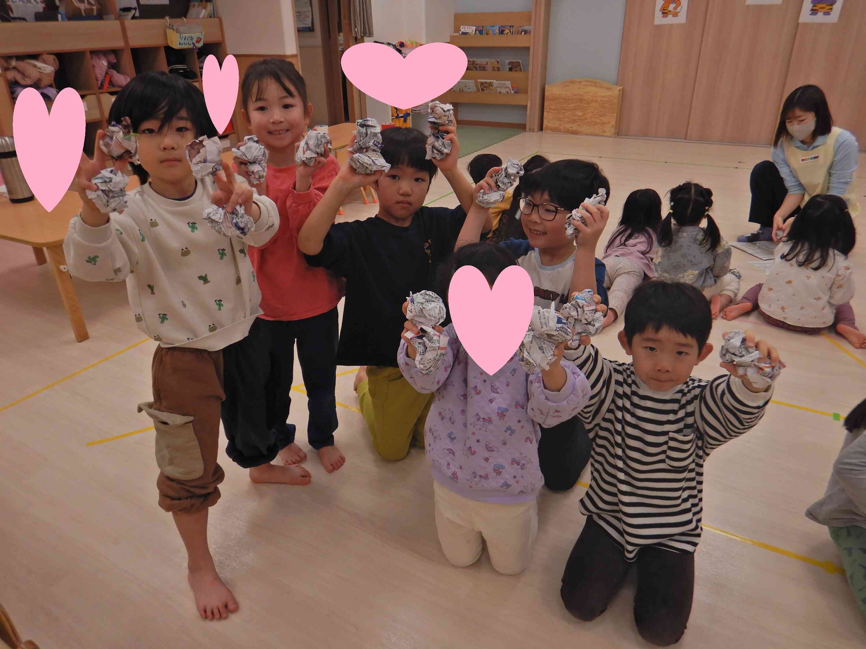 豆まきをしたよ！（４・５歳児　ぱんだ・きりん組）