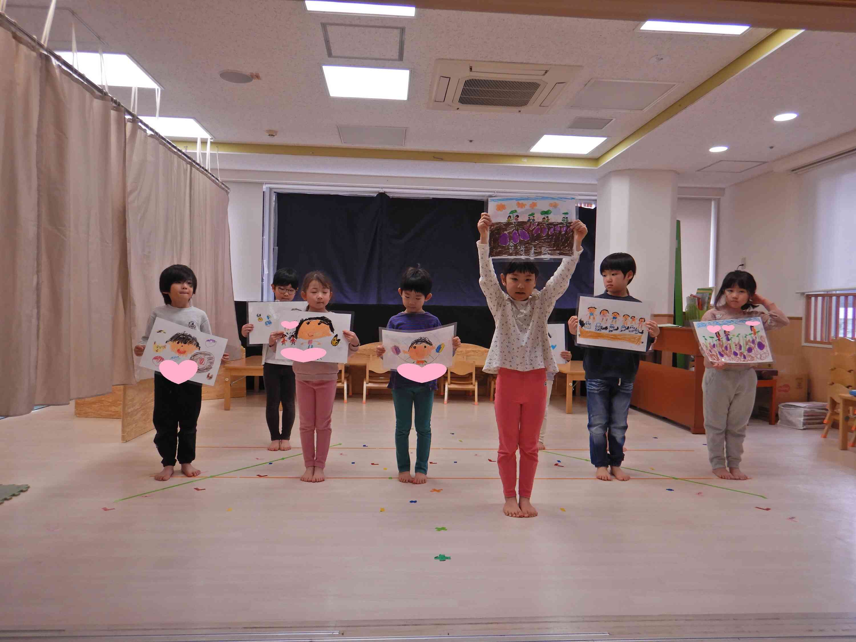 発表会の練習風景（ぱんだ・きりん　4・5歳児）