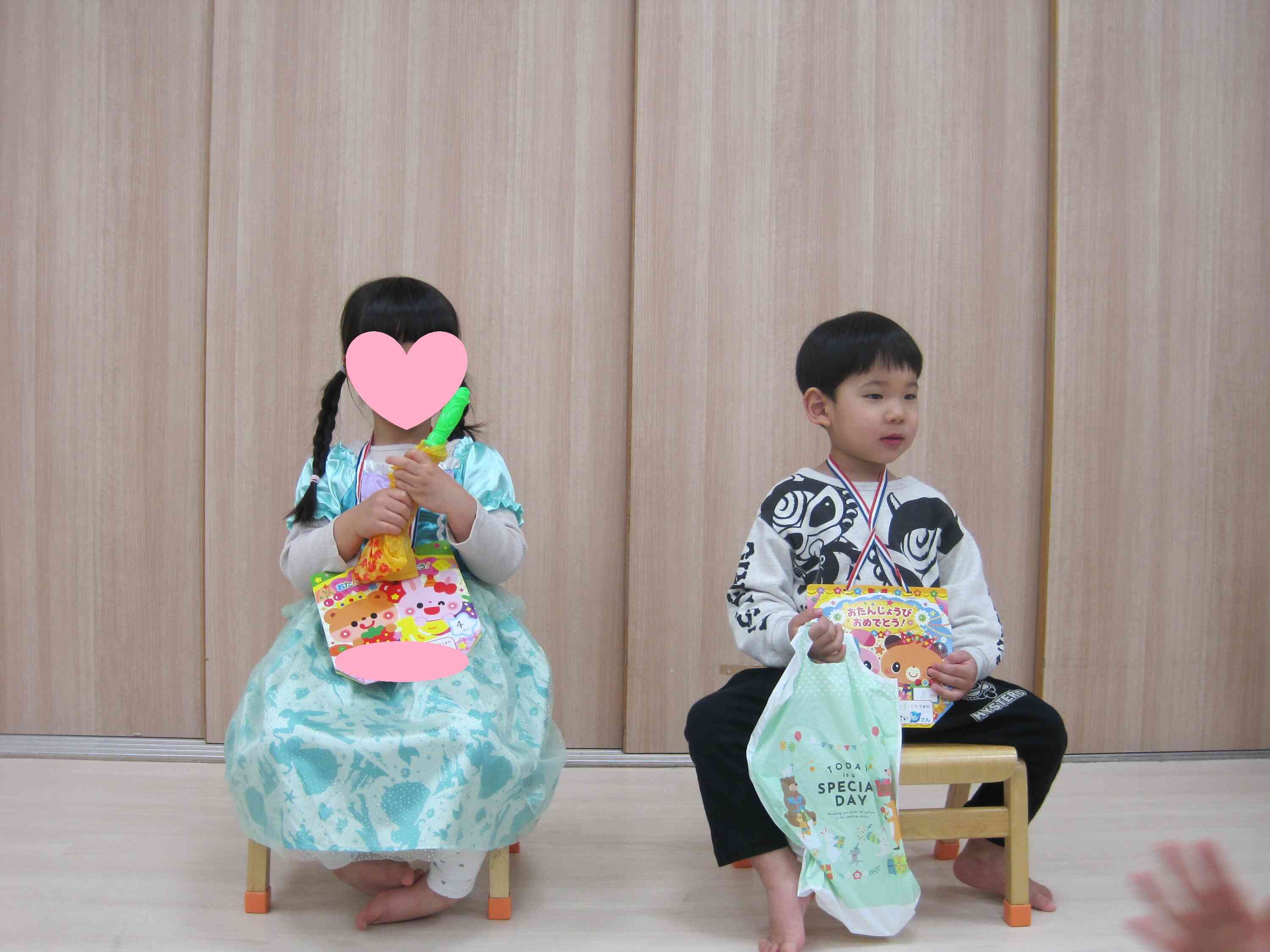 3月の誕生会とひなまつり会☆（全クラス）