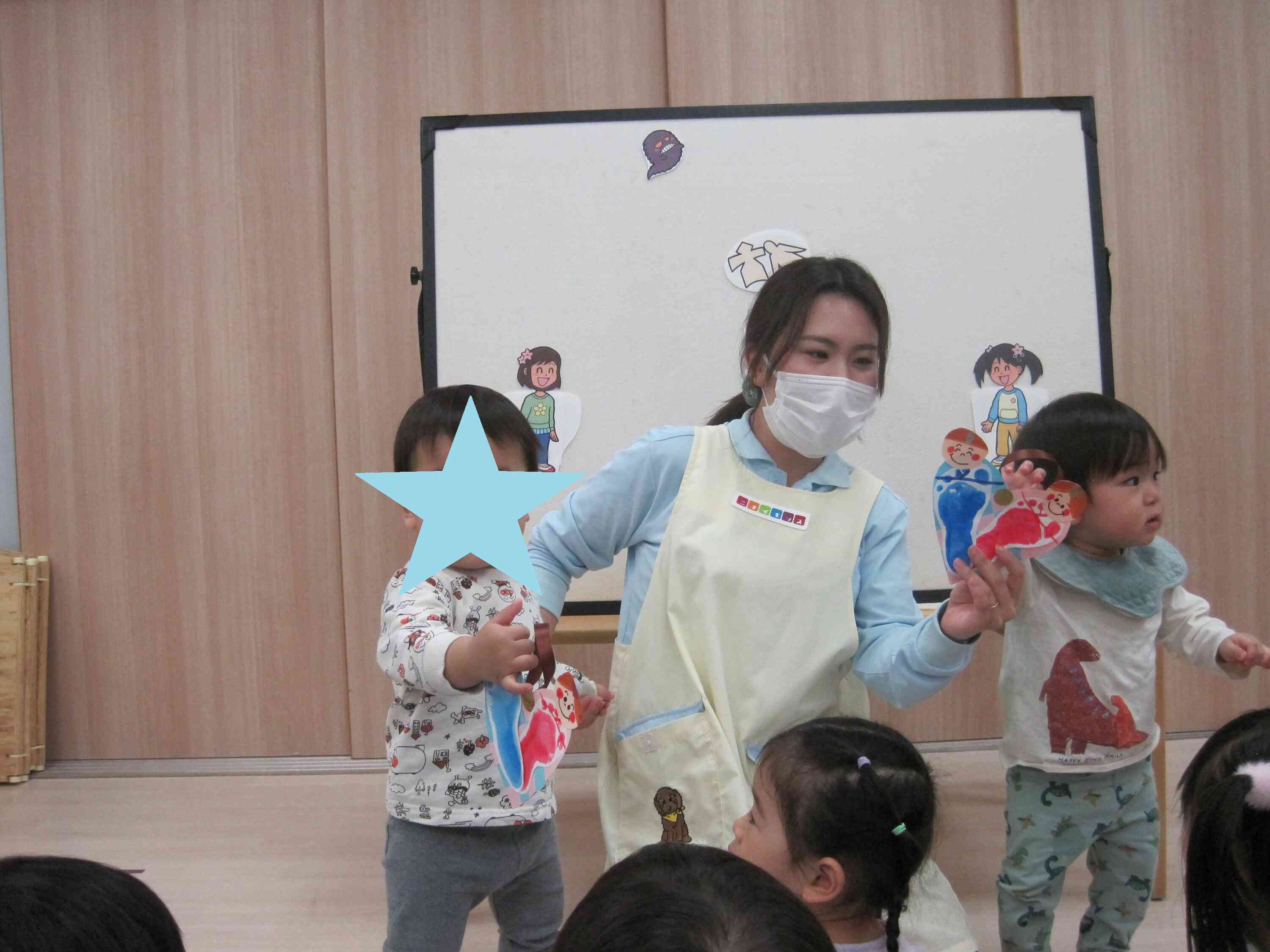 足型でつくったよ☆