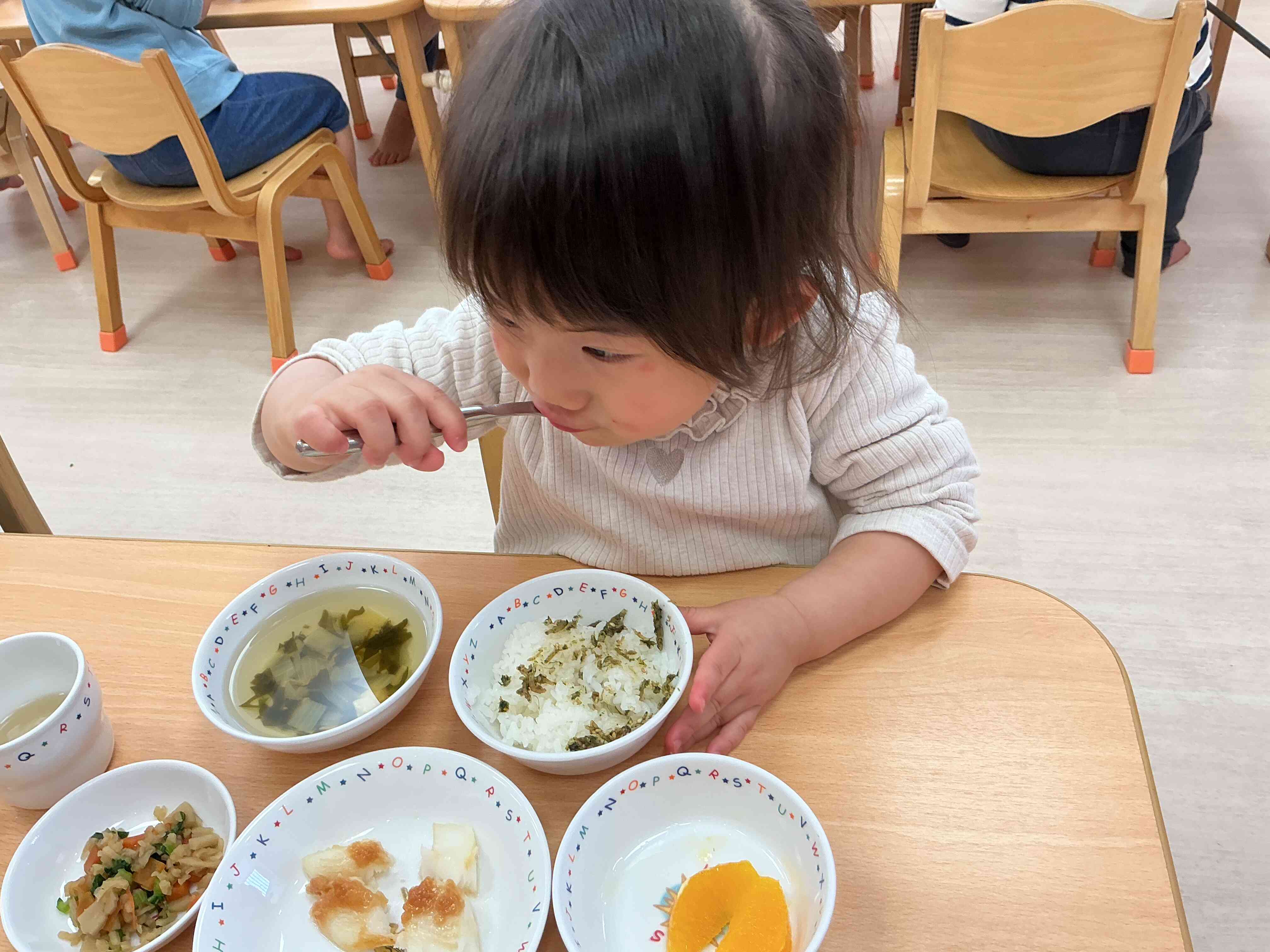 モリモリ食べてくれましたよ！