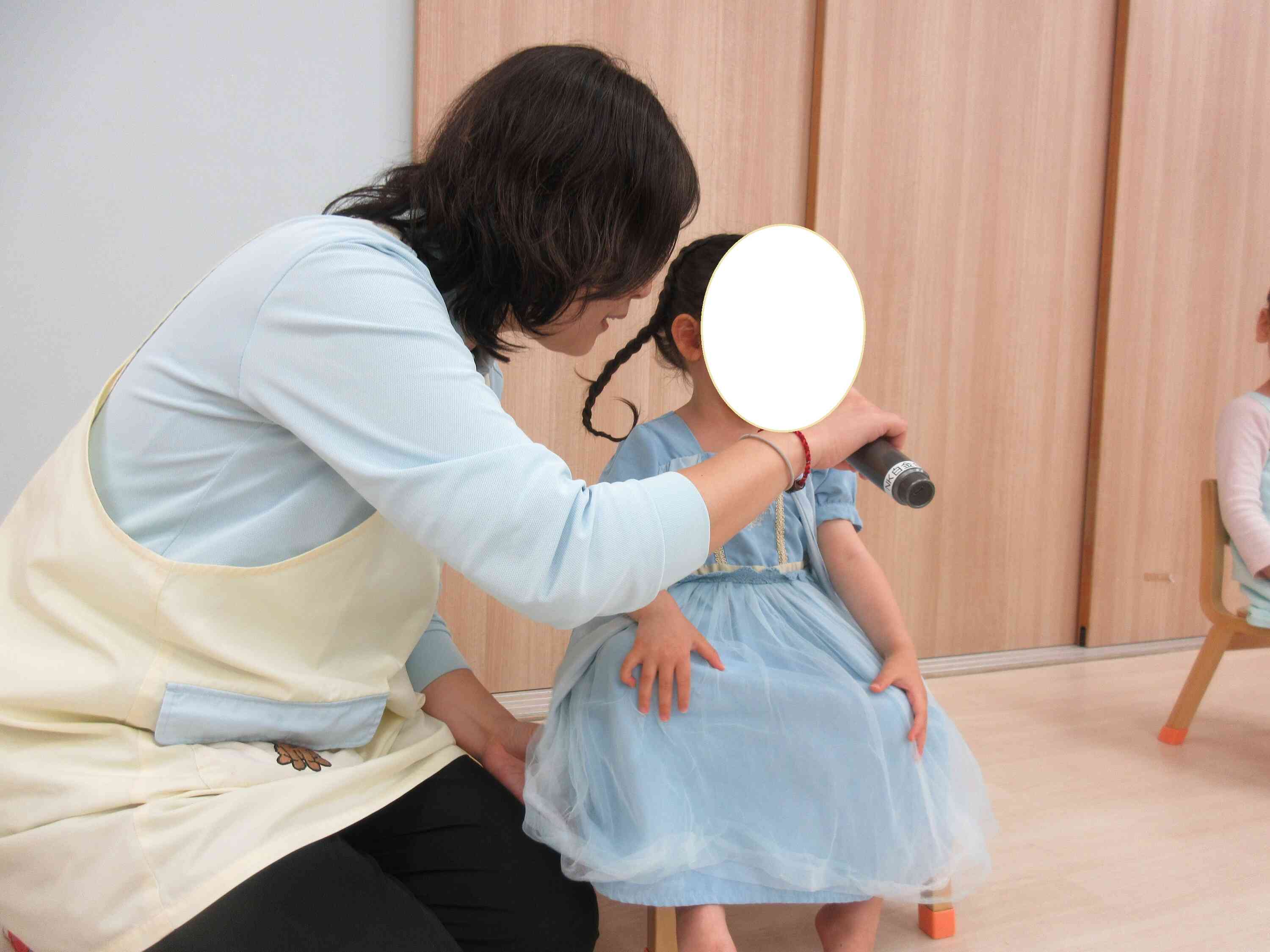 お名前を呼ばれると・・・