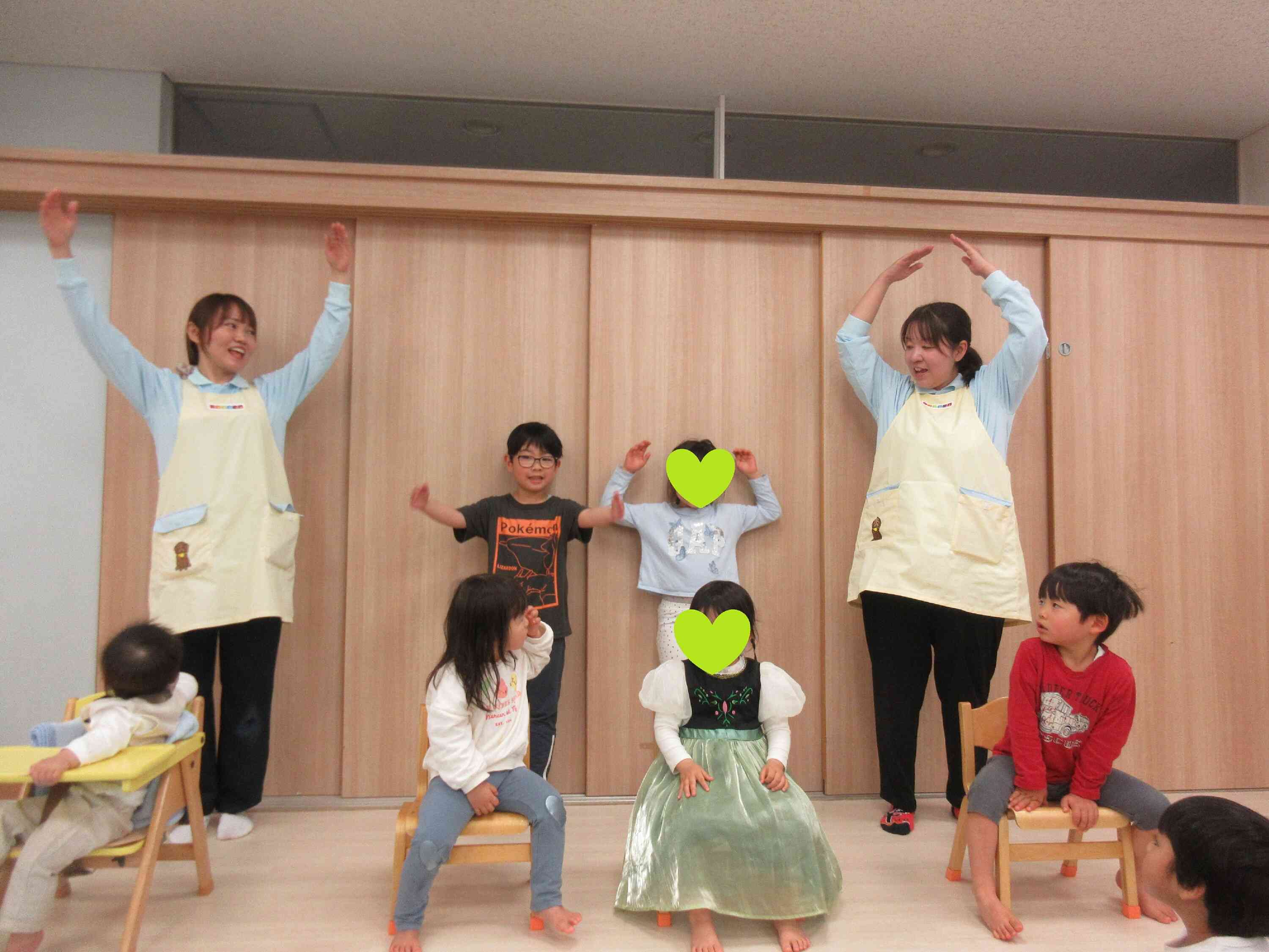 子どもの日の集いと５月のお誕生会