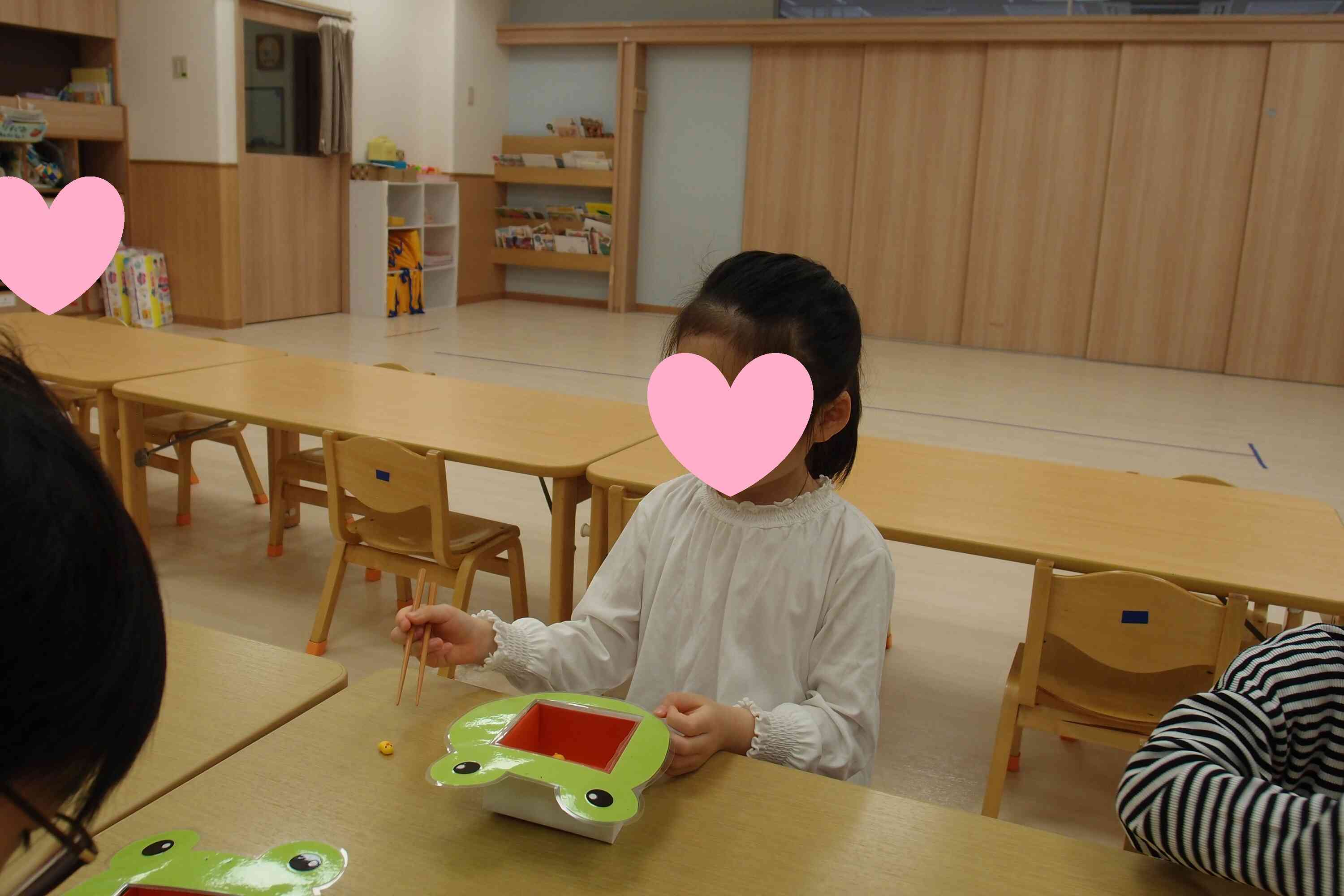 少し難しい“ひよこ豆”にも挑戦♪上手ですね！