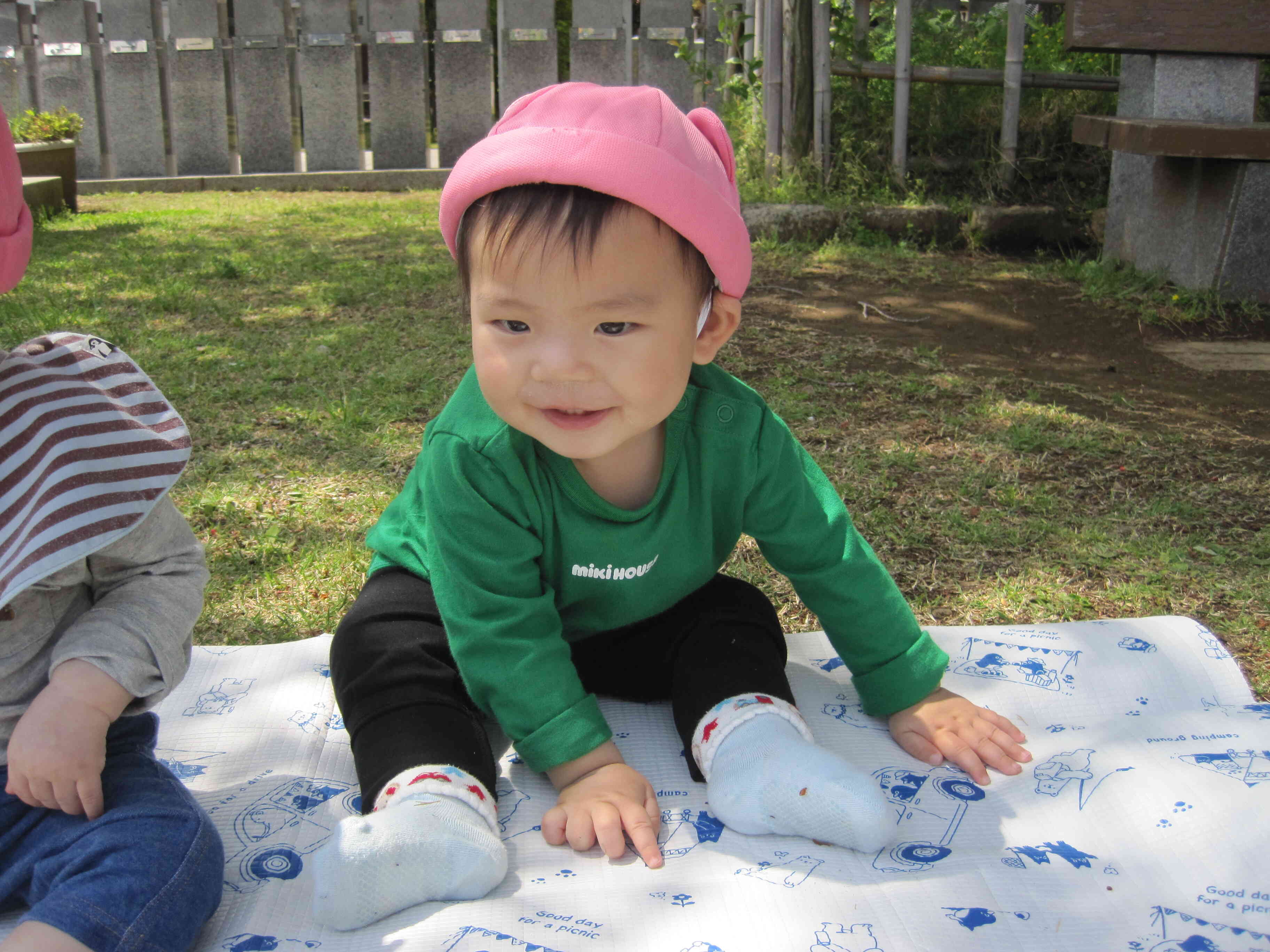 お外気持ちいいな～♬
