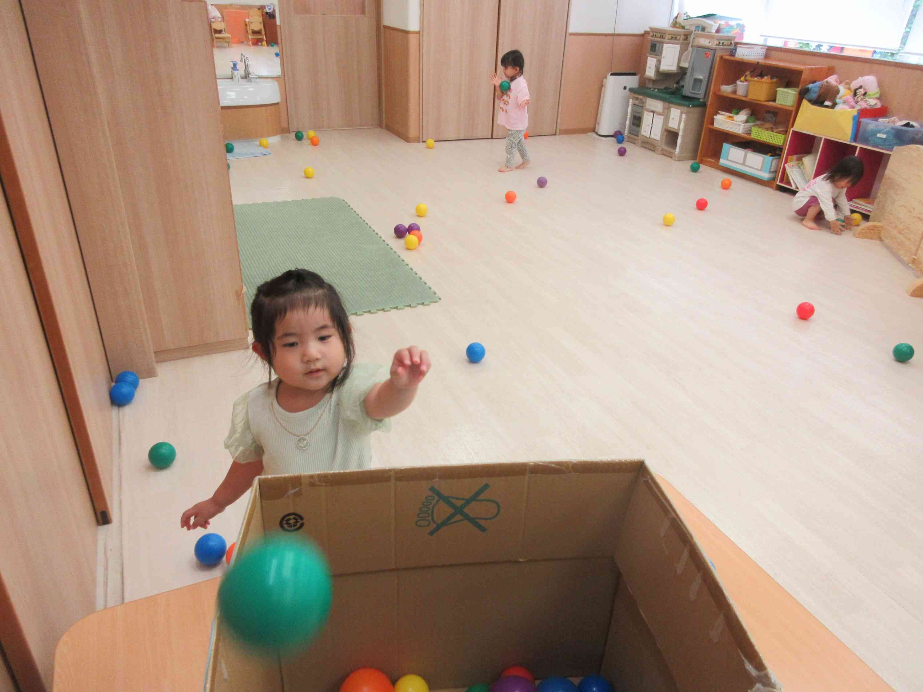 見て！入ったよ～！！