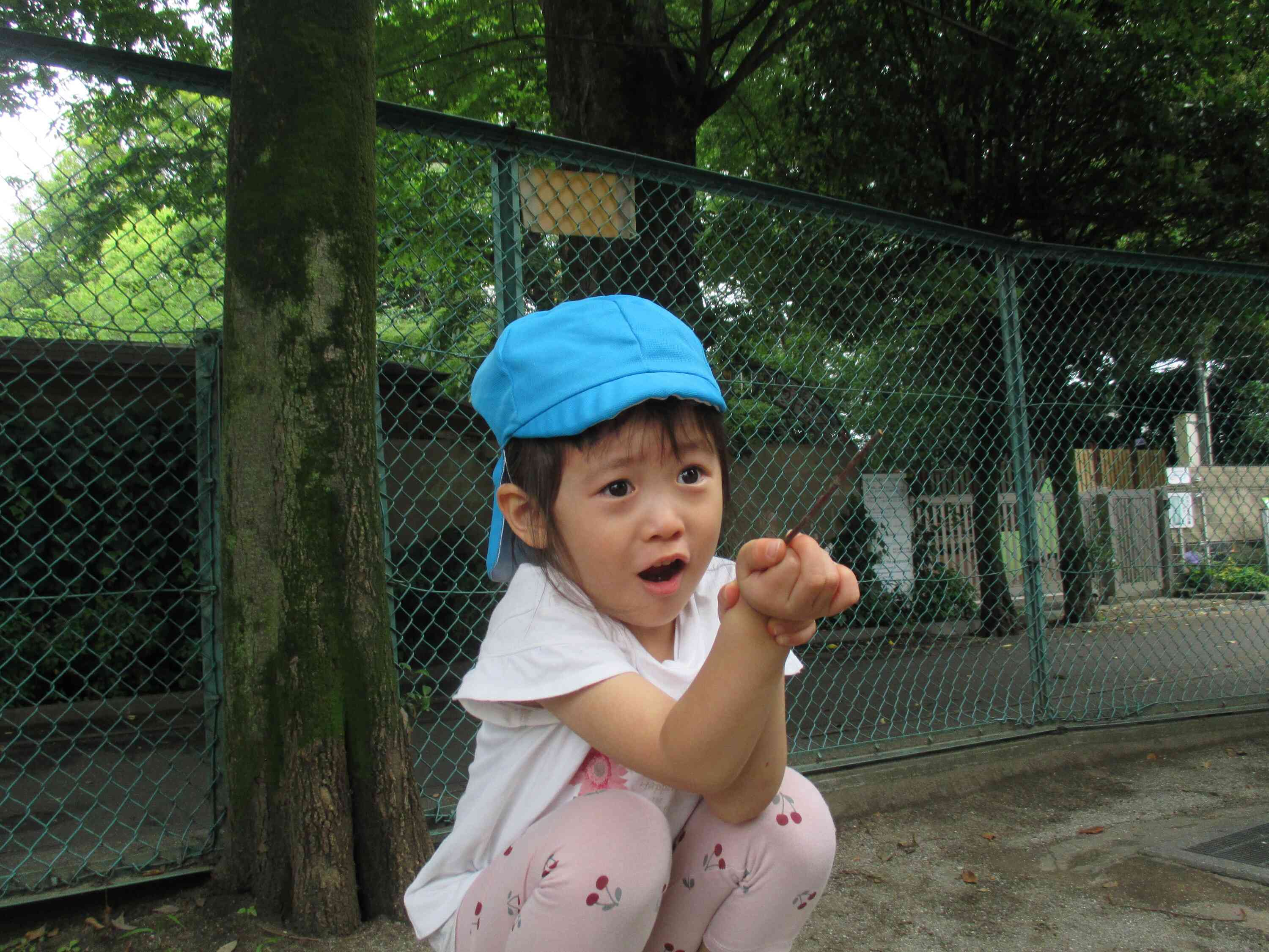 見つけたものを使ってのごっこ遊びも上手です！