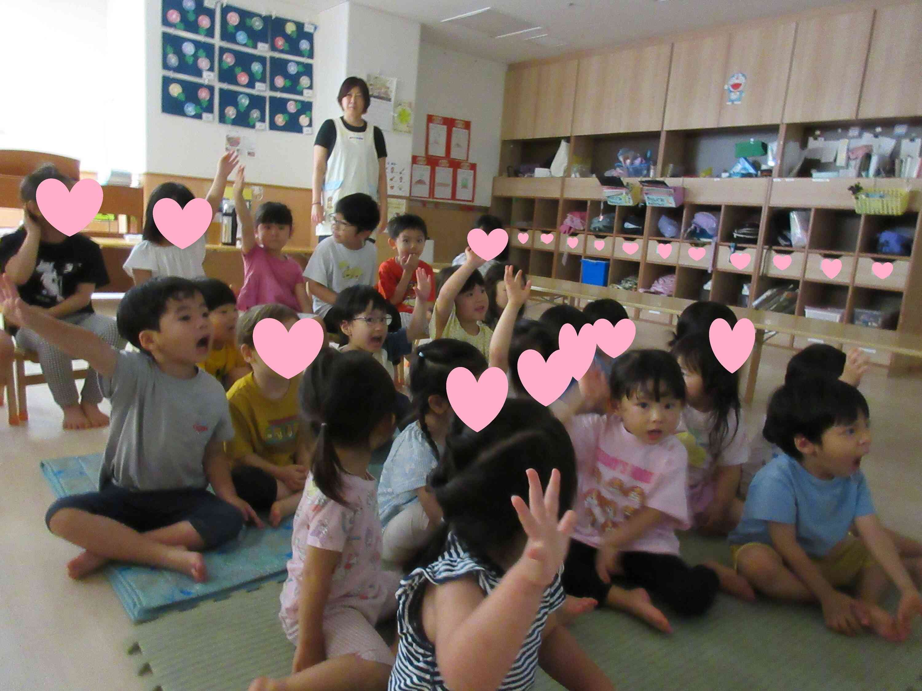 手洗い教室がありました！（あひる・りす・ぱんだ・きりん組／２～5歳）