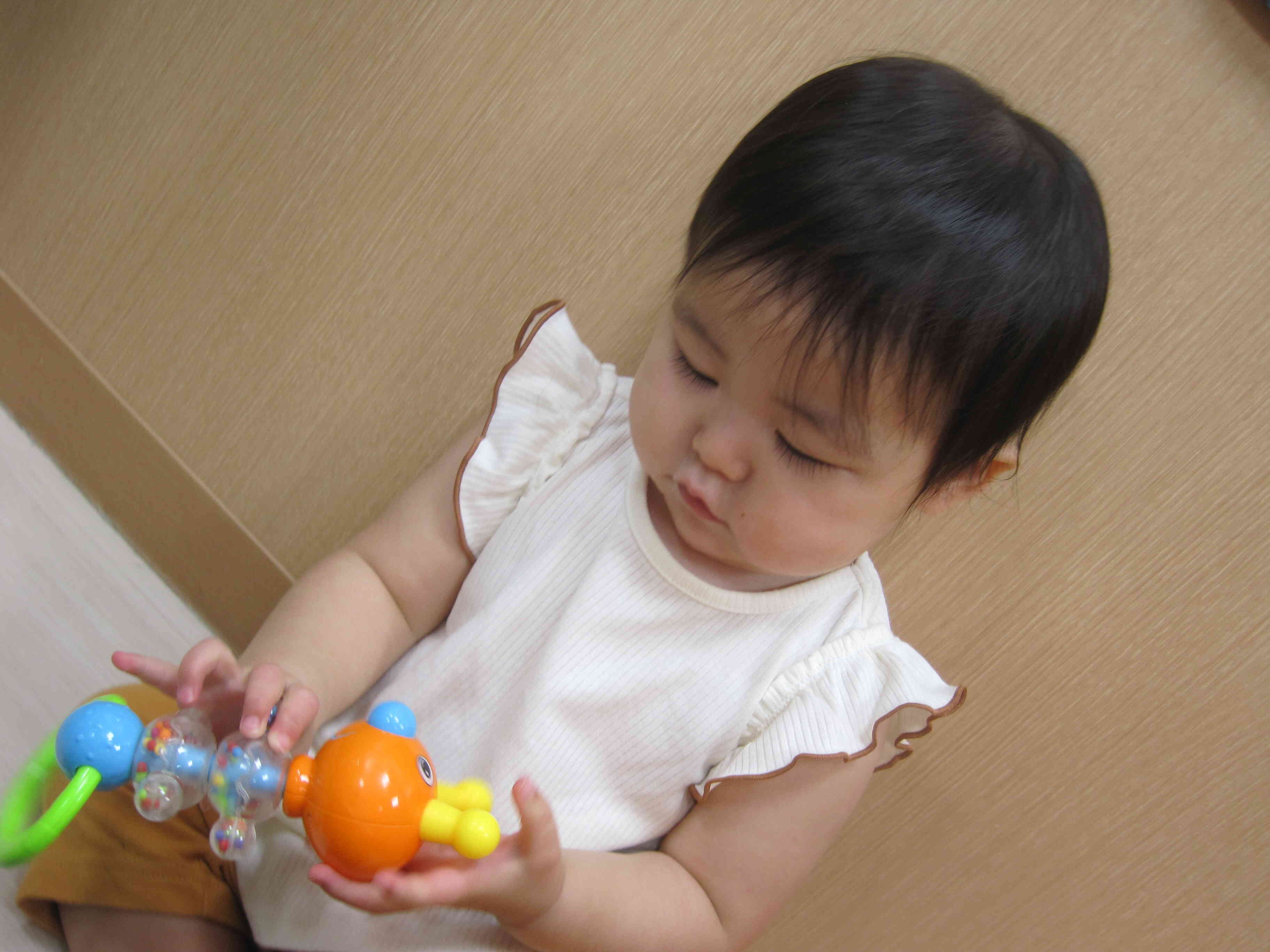 あおむしさんとにらめっこ☆