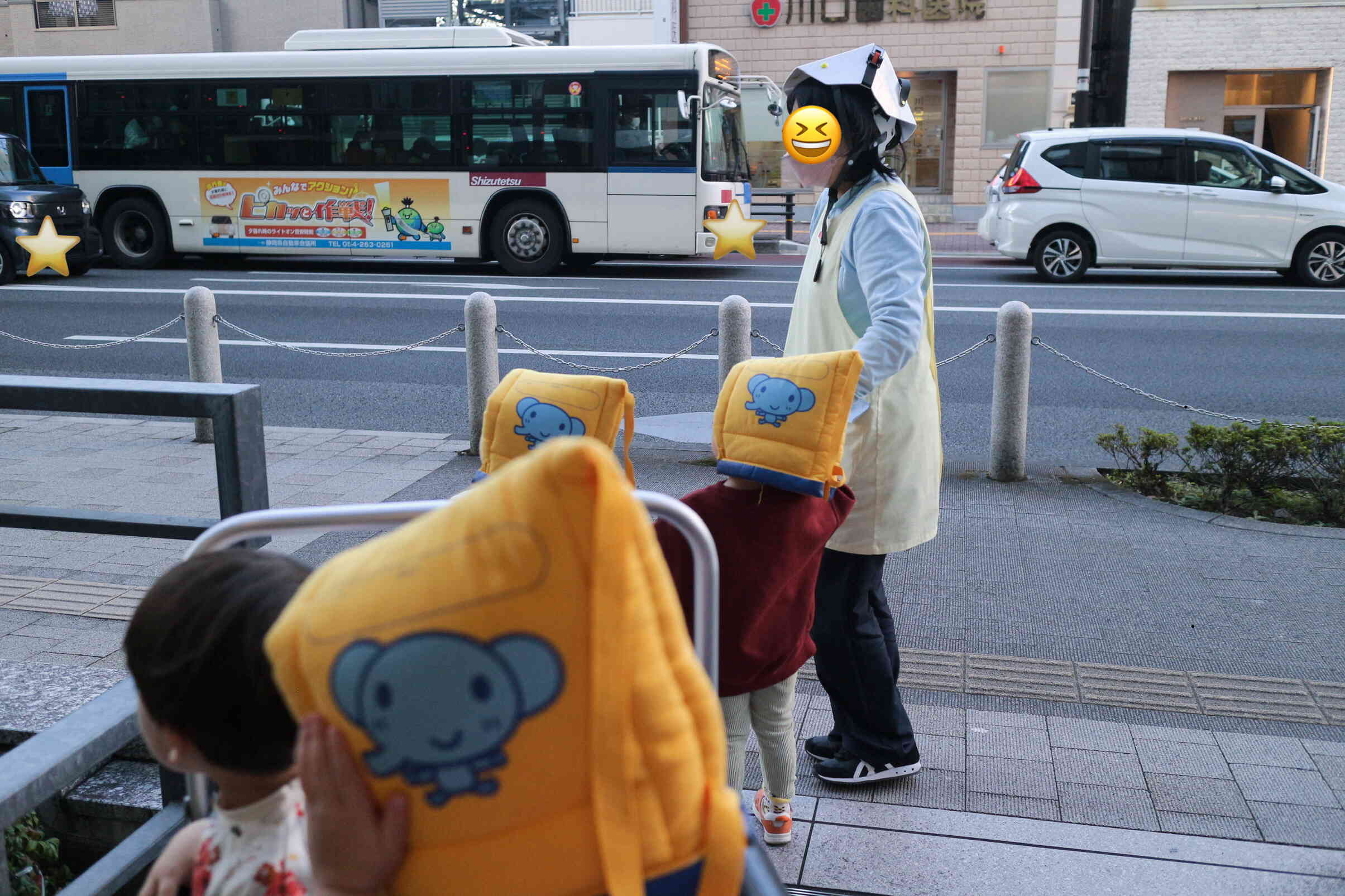 急いで避難するよ！