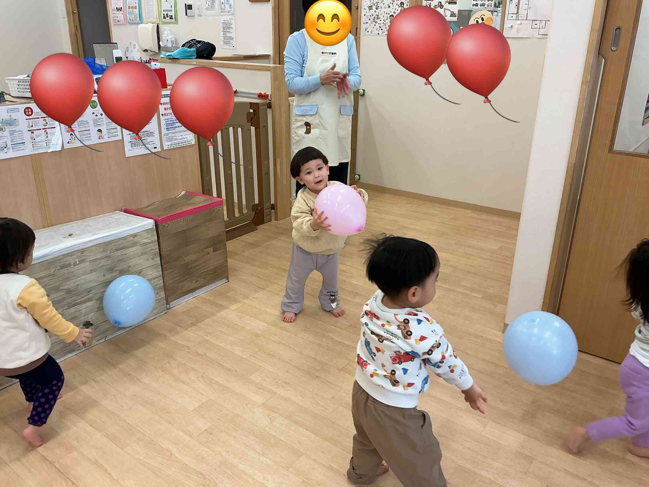 「見てみて！」と教えてくれました。