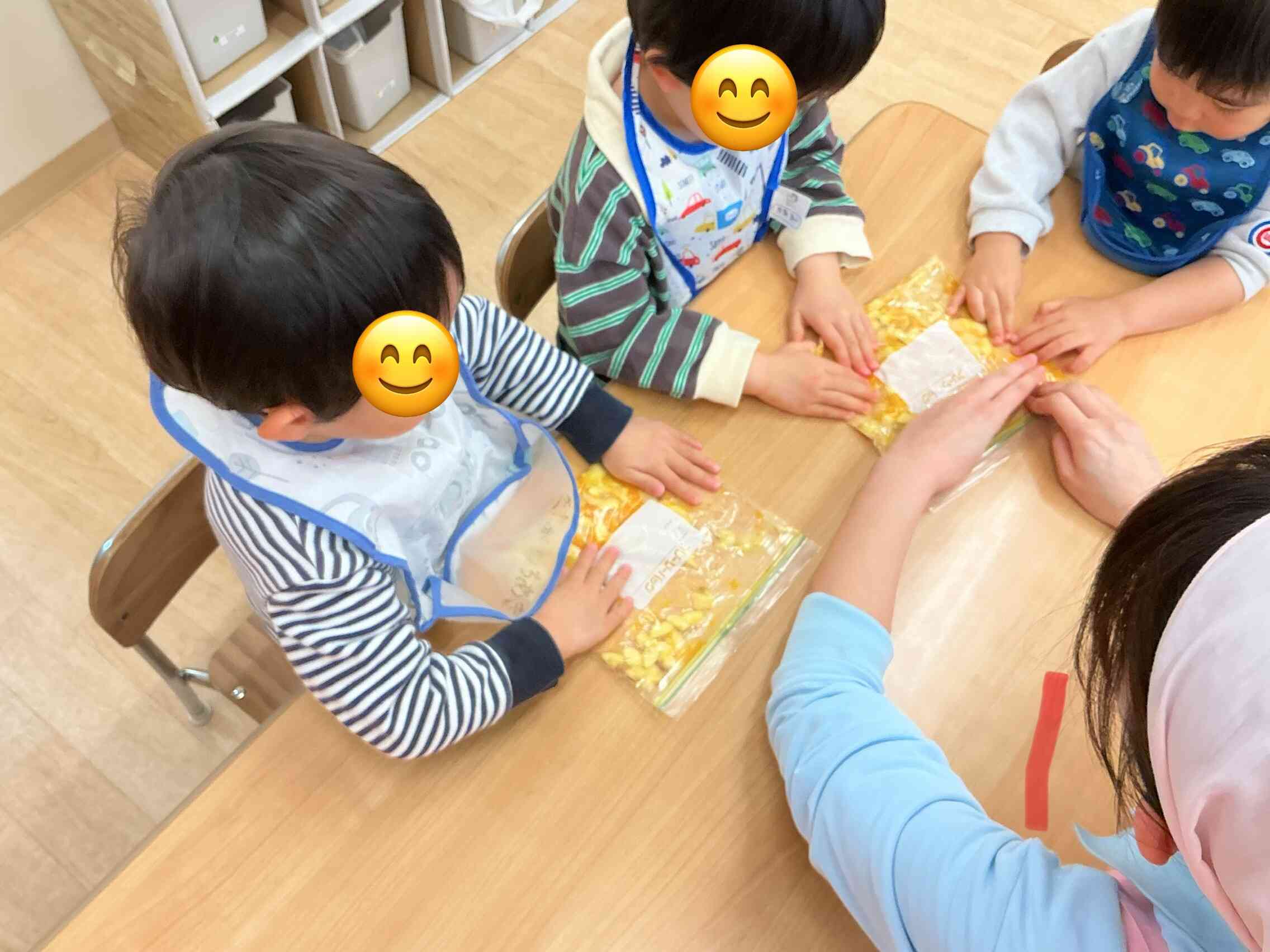 あとは牛乳を入れて完成だね！