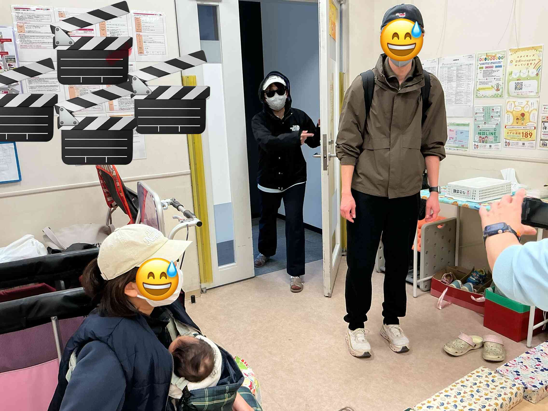 誰かのぞいているよ！