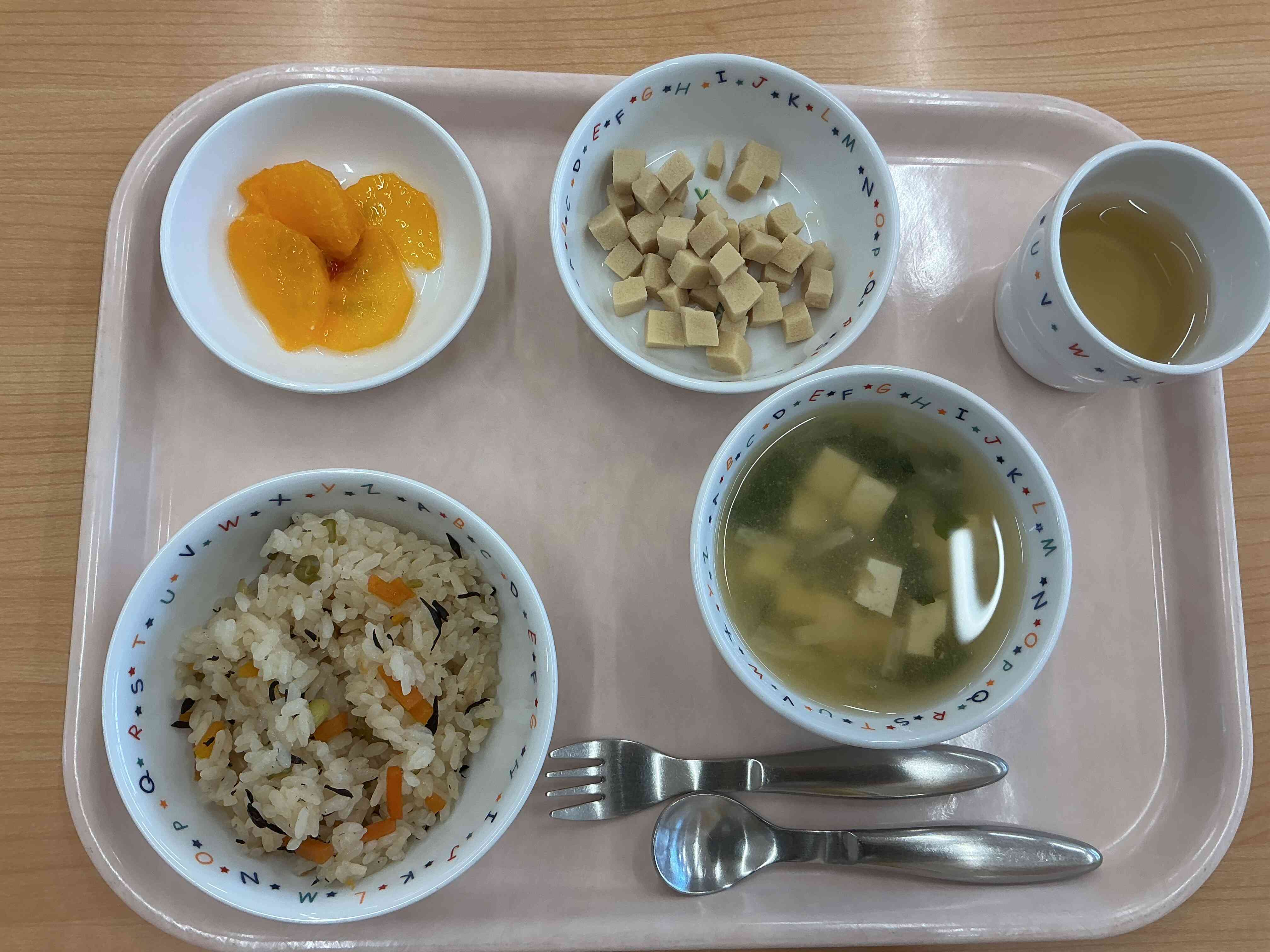 本日の給食です！