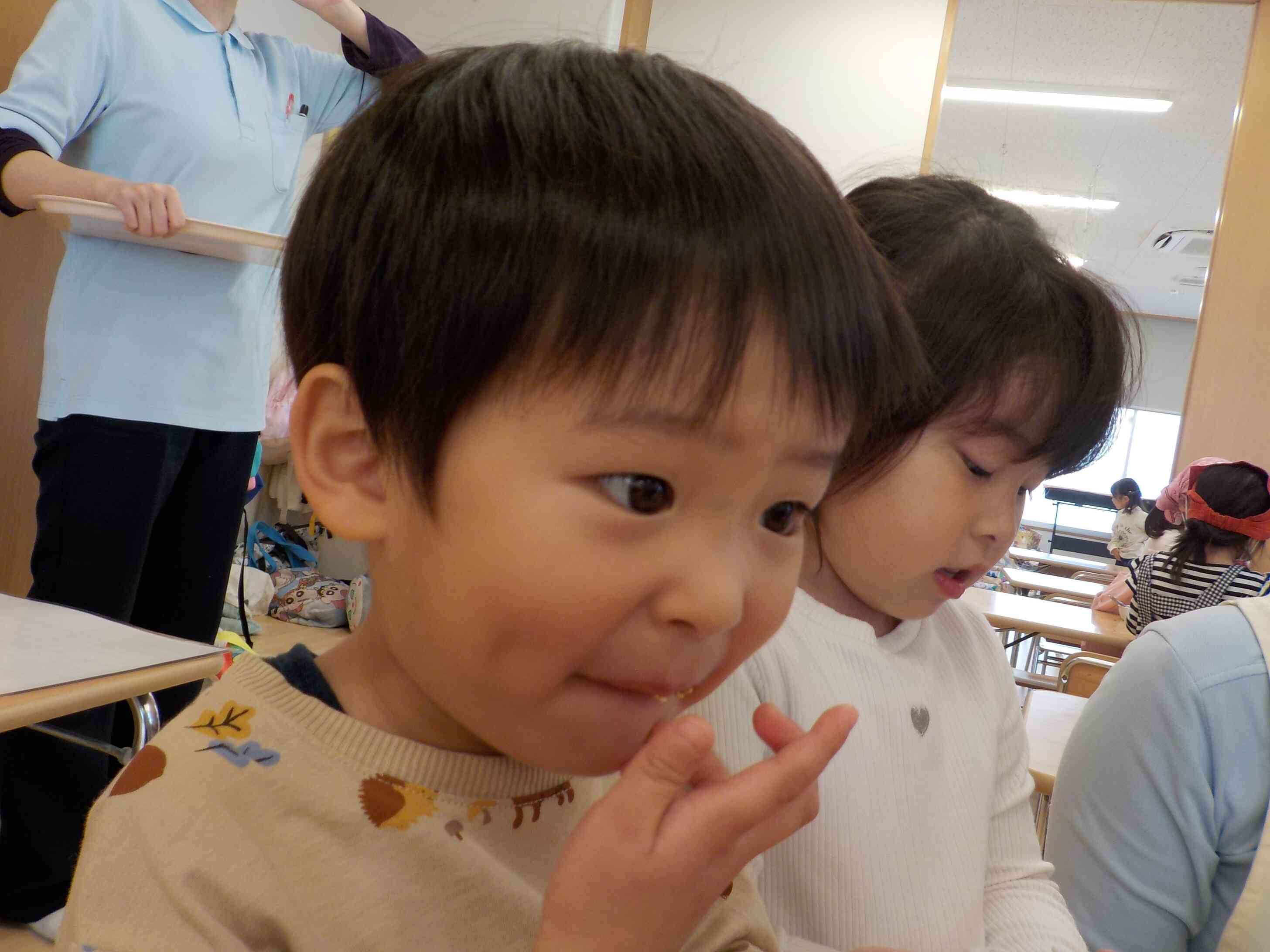 3歳児クラス　りすぐみさんも！