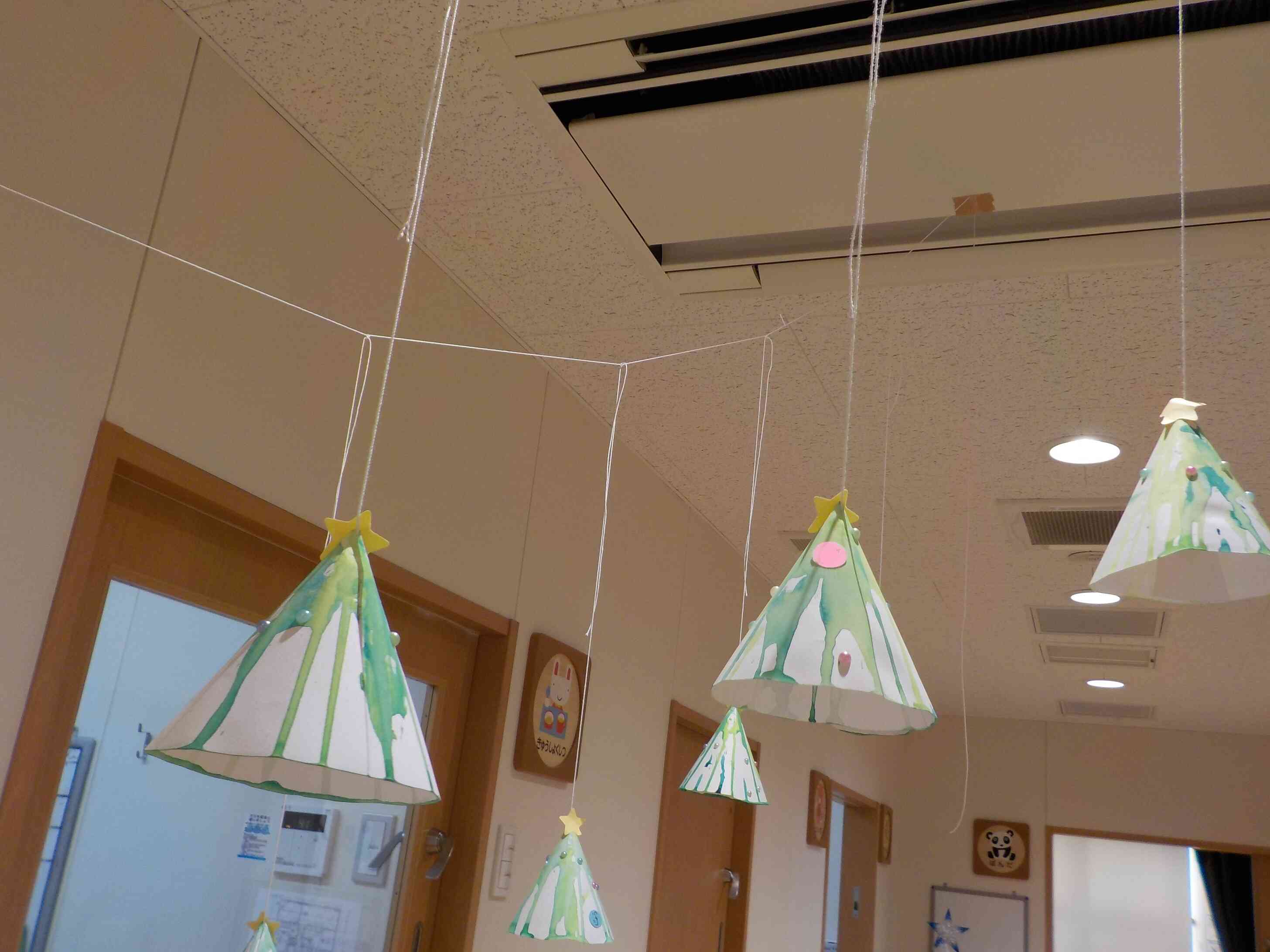 ３歳児クラスのツリー