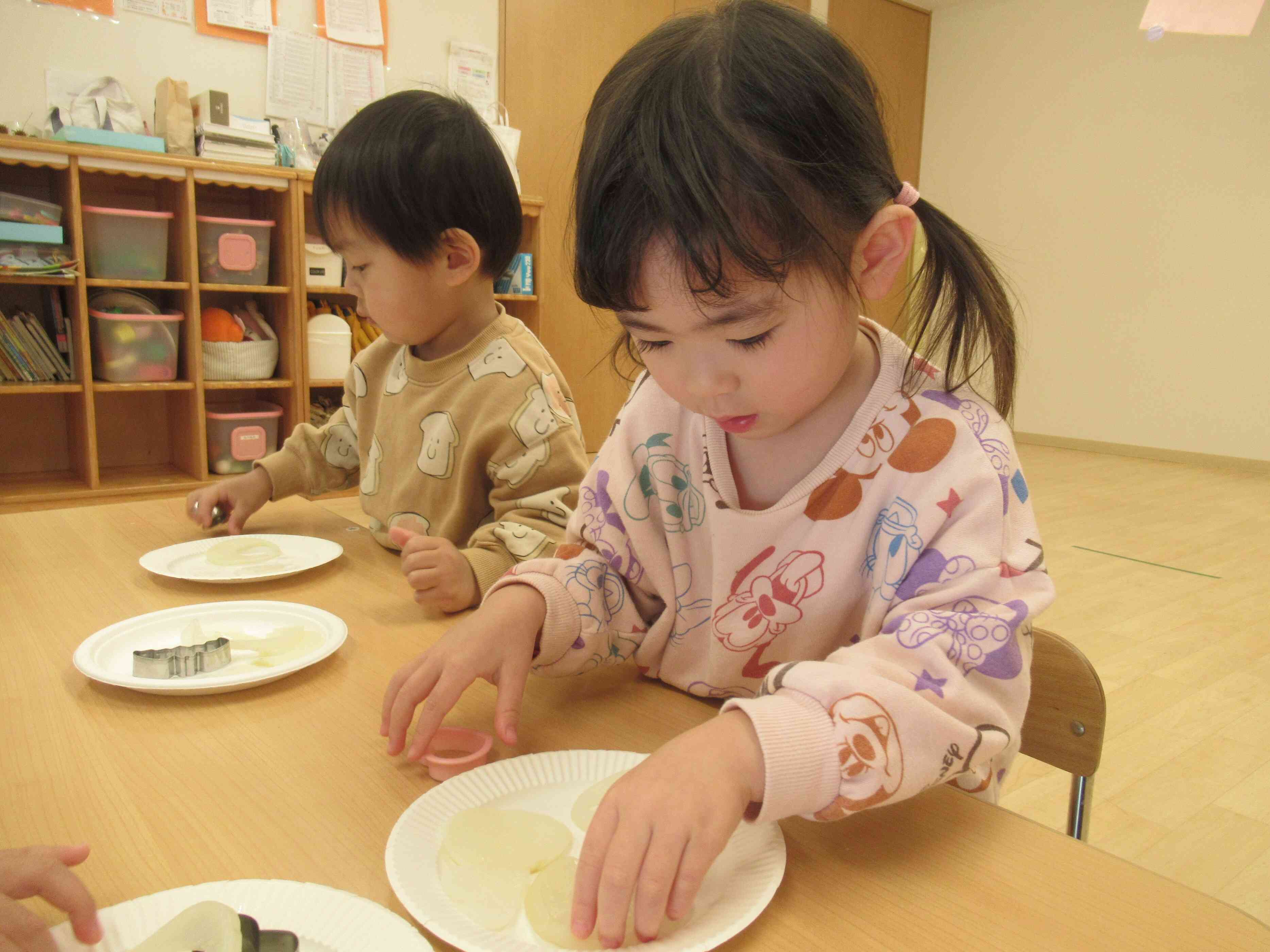 型抜きをしたよ