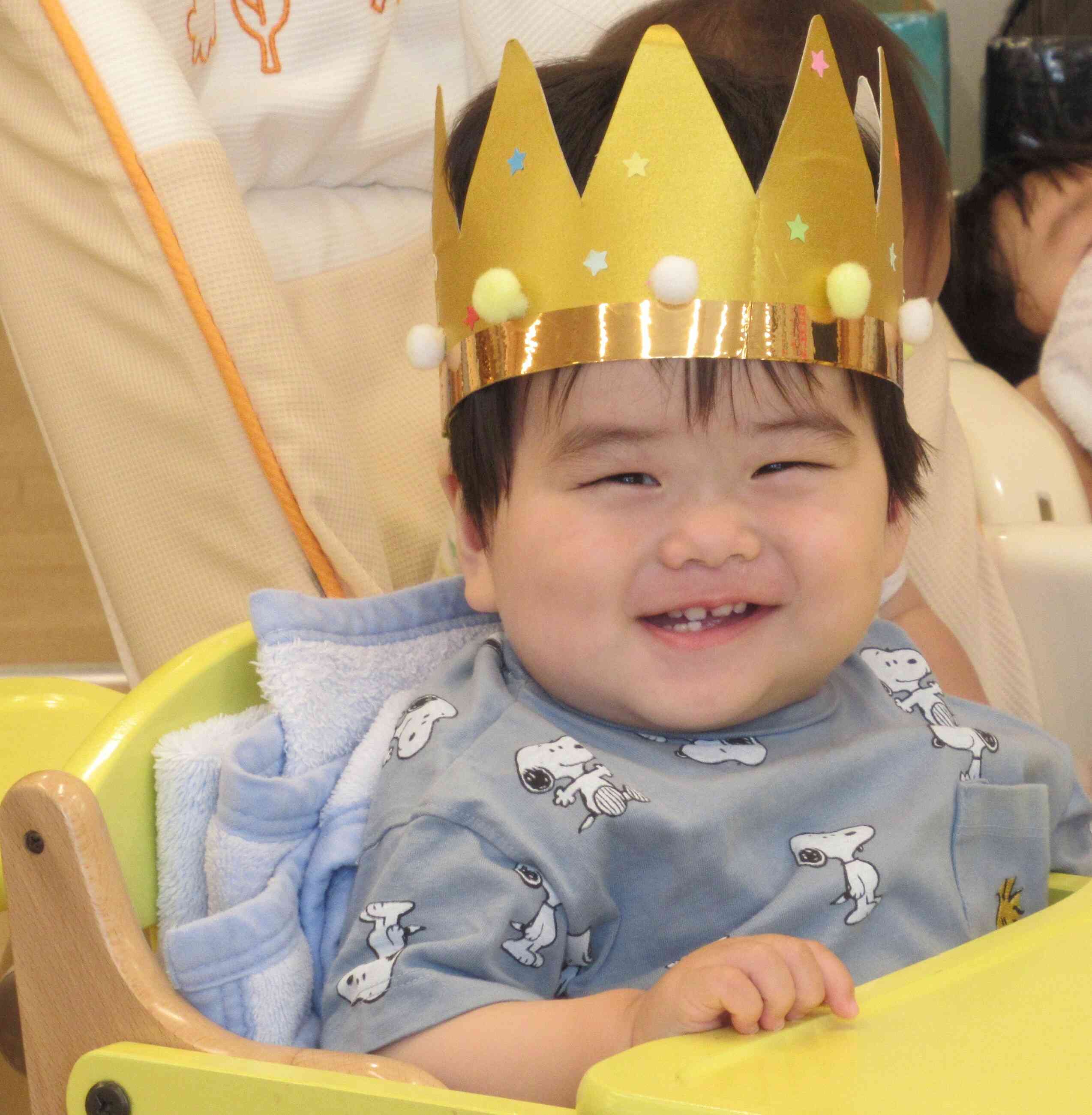 満面の笑みで見てくれました