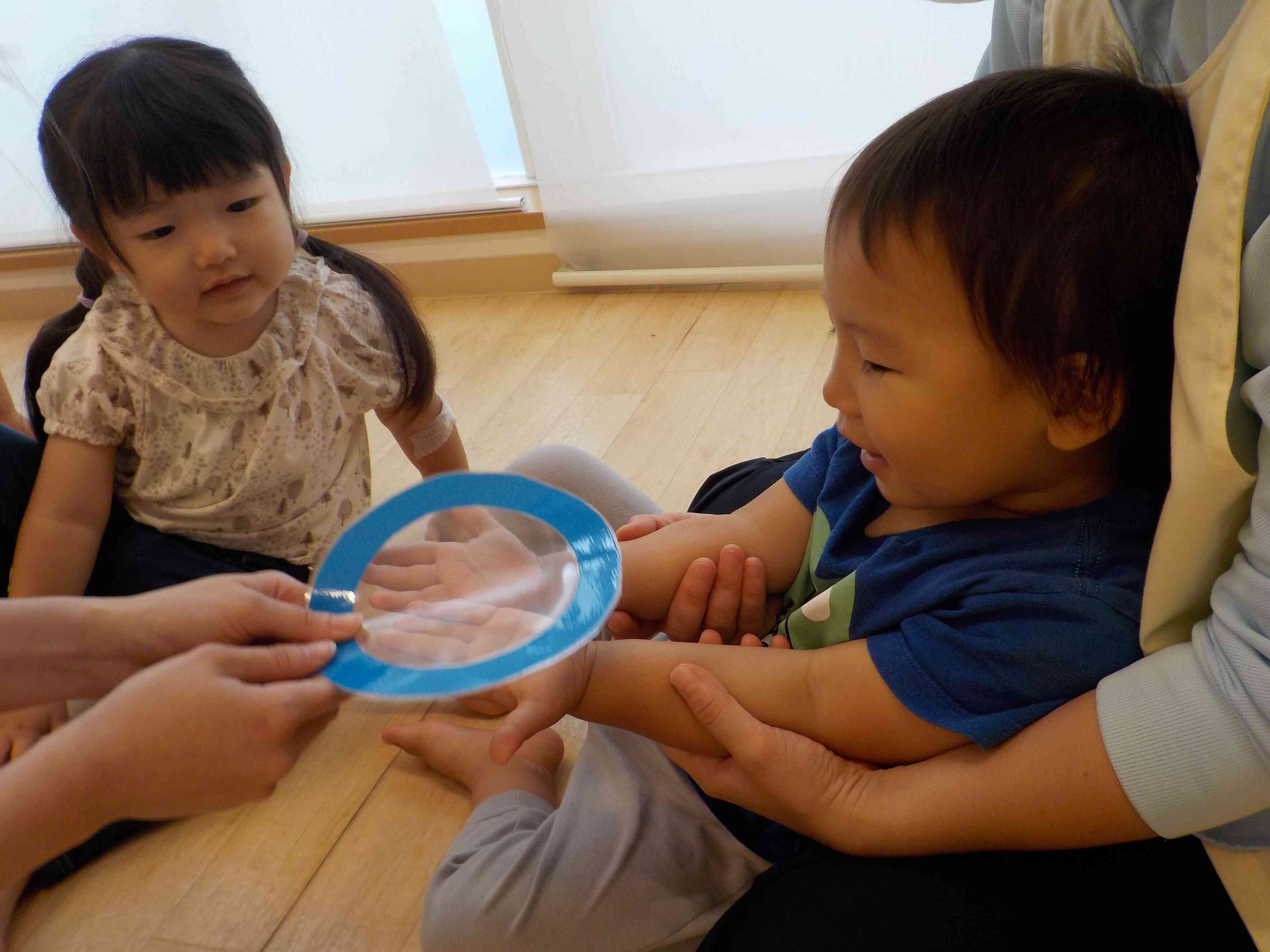 ２歳うさぎ組さんの手洗い