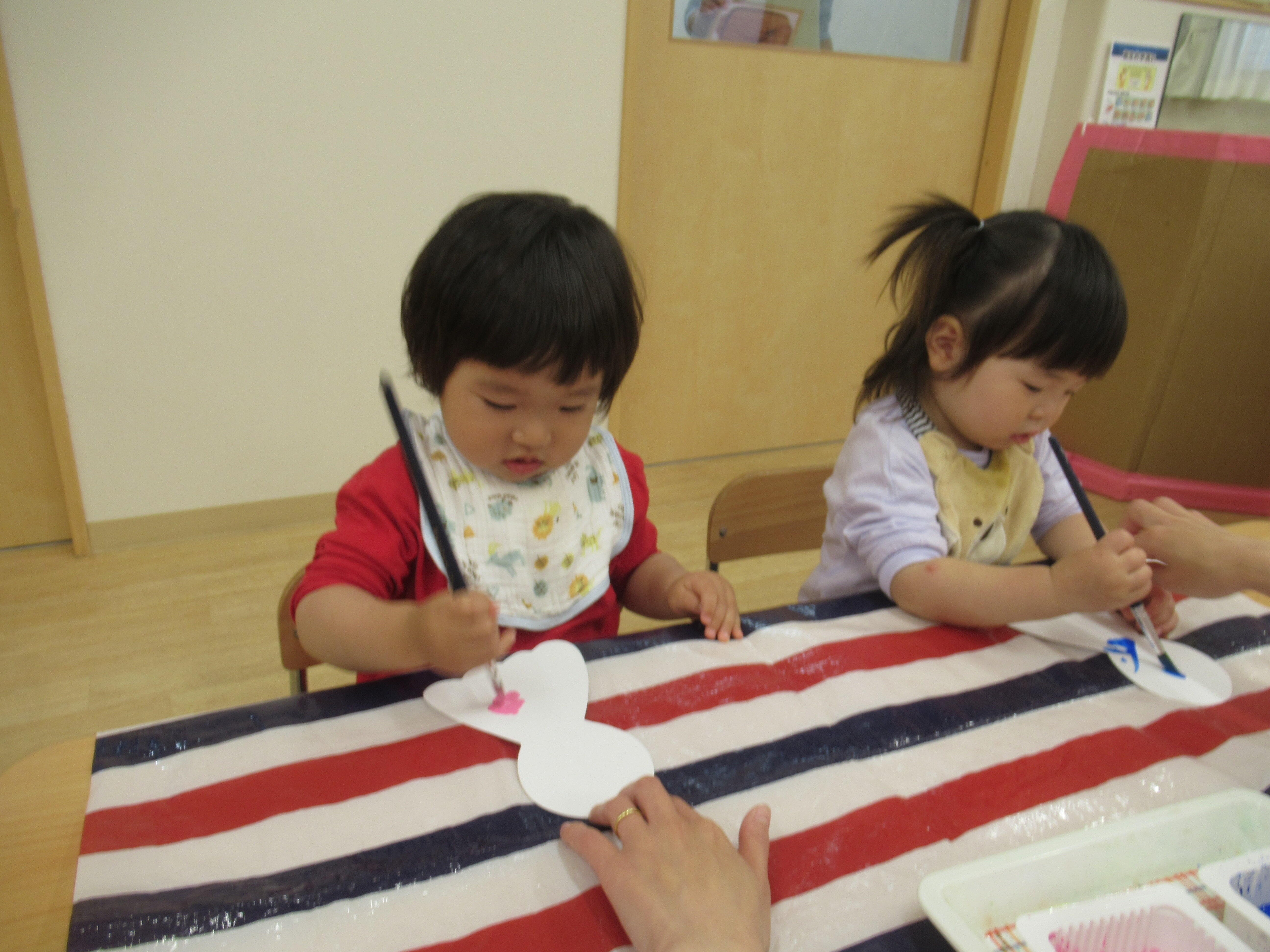てるてる坊主を作るよ！