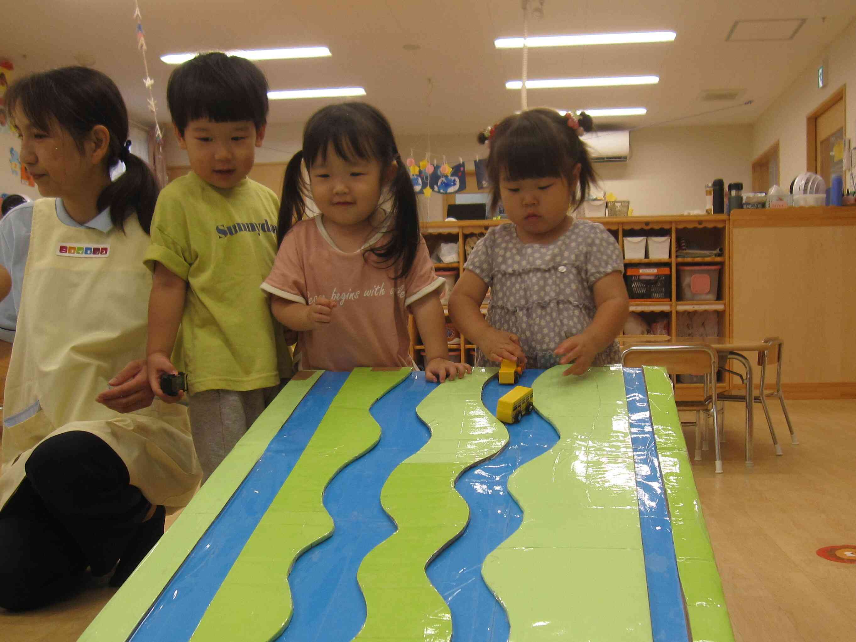 コースを走らせるよ～！