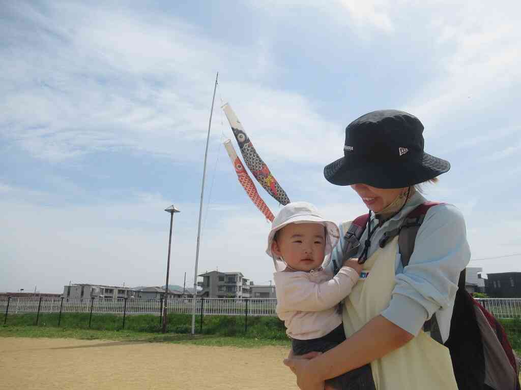 こいのぼりを見たよ（0・1・2歳児）