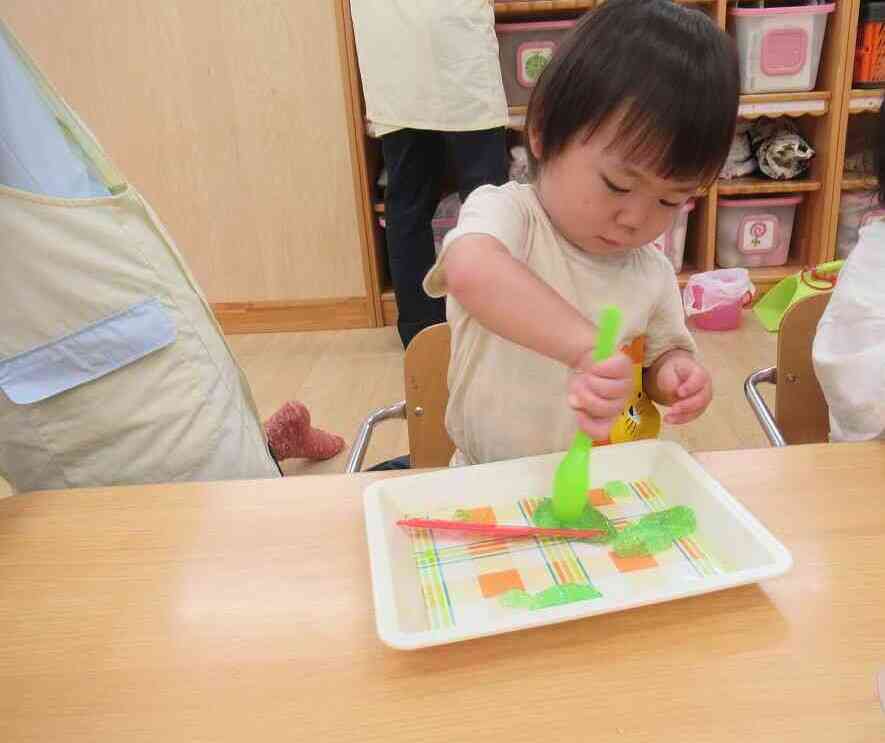 スライム遊び（1.2歳児）