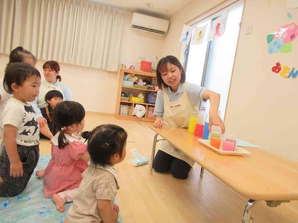 色水遊びをしたよ
