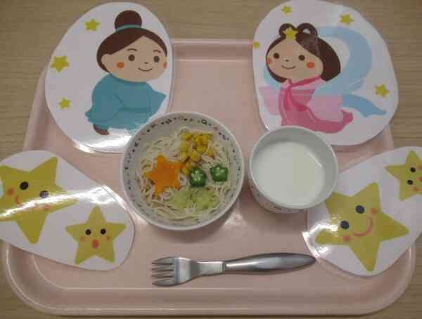 七夕そうめん（３時のおやつ）