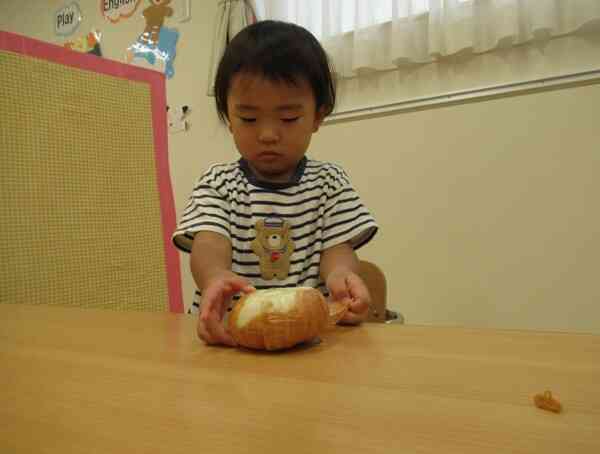 玉ねぎの皮むきをしたよ☆