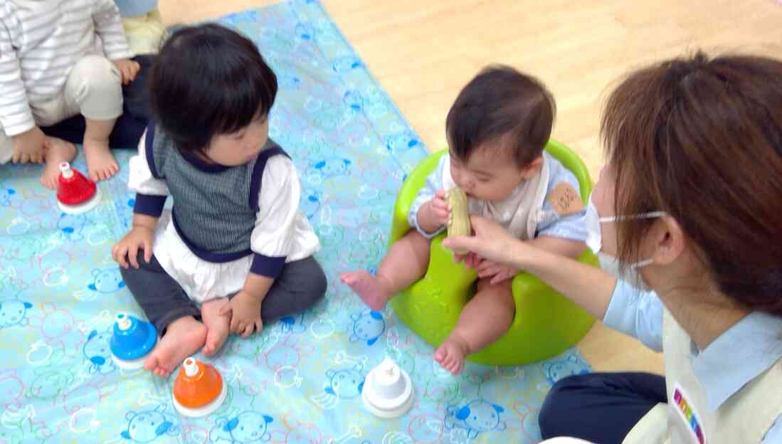 ひよこ組での音とのふれあい♡