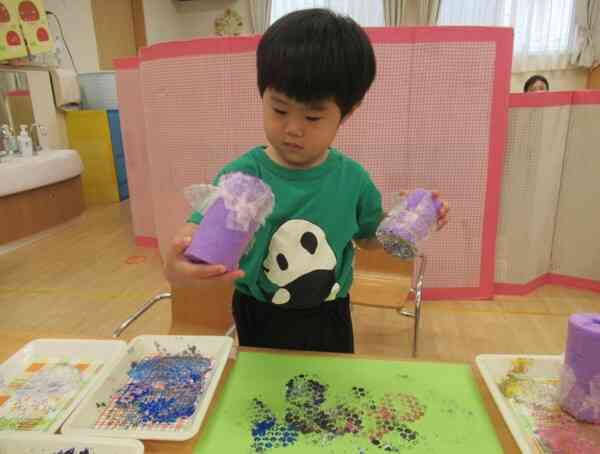 両手で押してみよう！二刀流！！