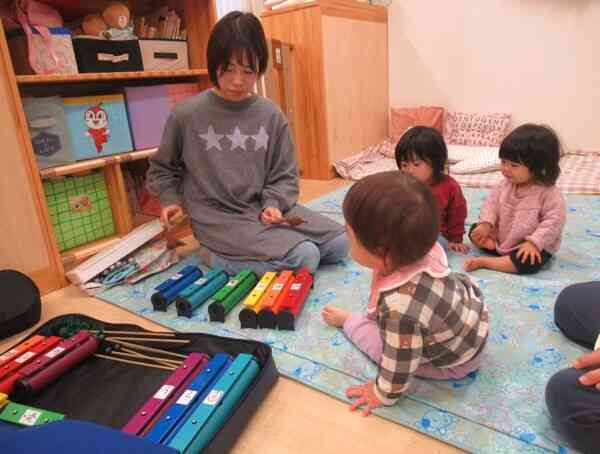 音つみきの音はきれいだね