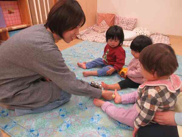 スレイベルが鳴るよ！（手や足を使って）