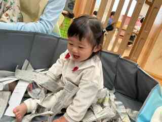 プールみたいで楽しいなぁ〜♪