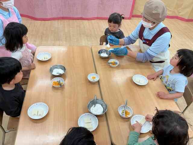 鯉のぼりサンドを作りました！(2歳児)