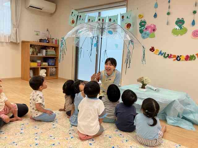 6月の誕生会がありました！(0，1，2歳児)