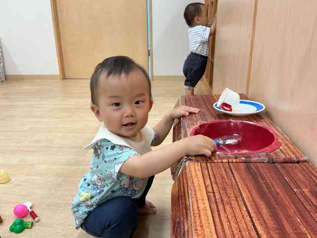 ままごと遊びをしたよ(ひよこ組)