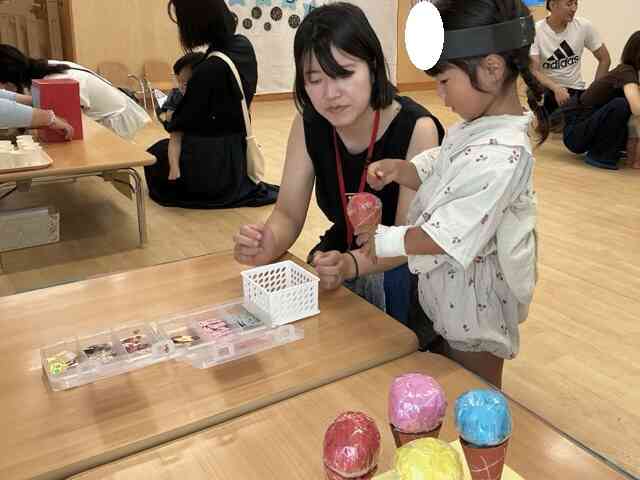 アイスにトッピング♪